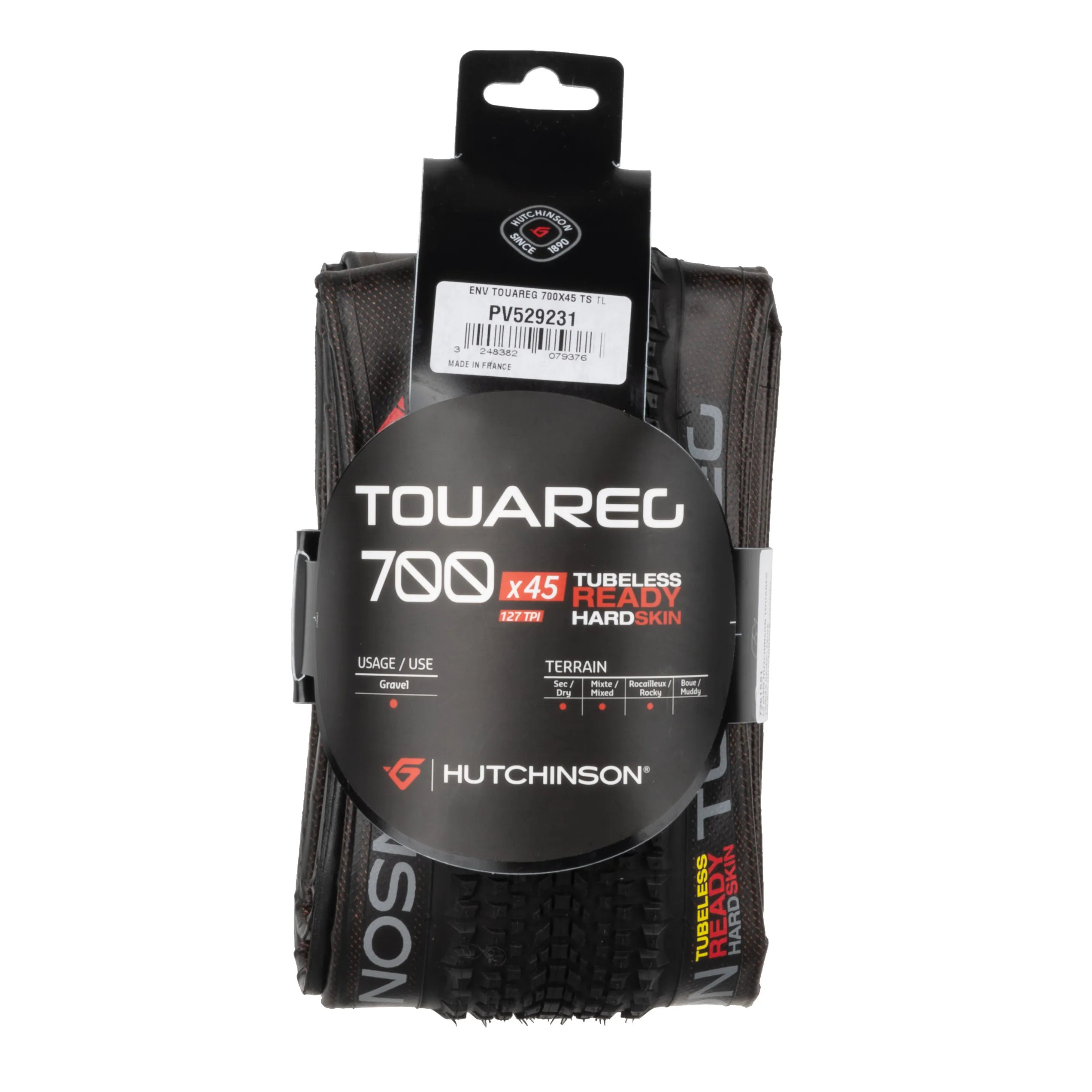 plášť HUTCHINSON TOUAREG TLR 700x45 kevlar, černý