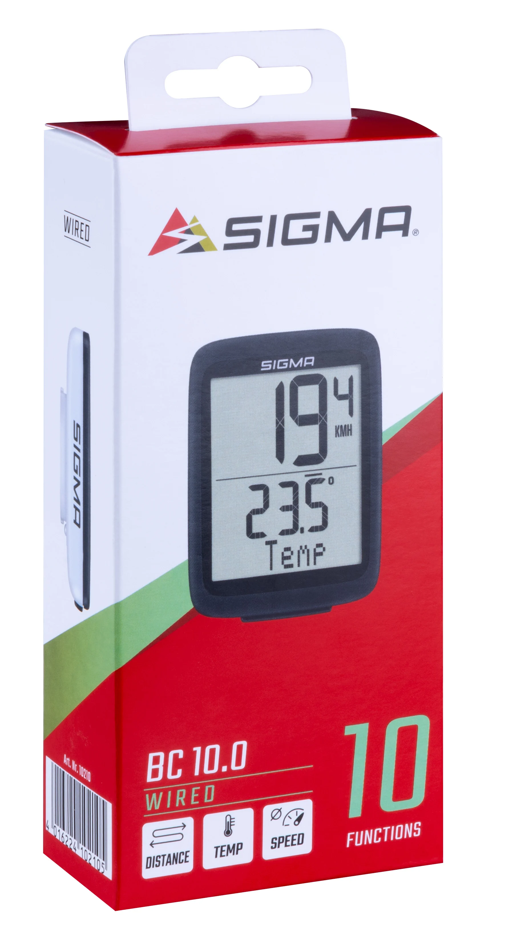 počítač SIGMA BC 10.0 WR, černo-bílý