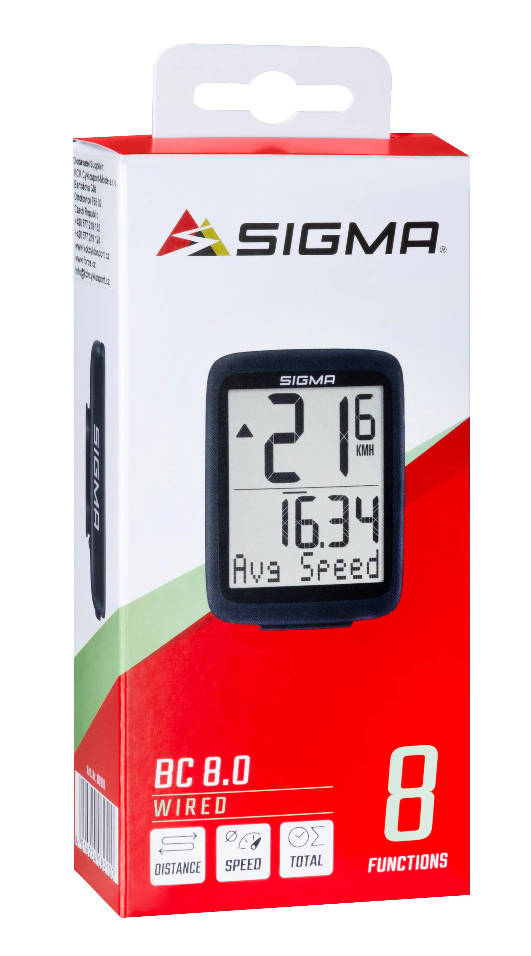 počítač SIGMA BC 8.0 WR, černý