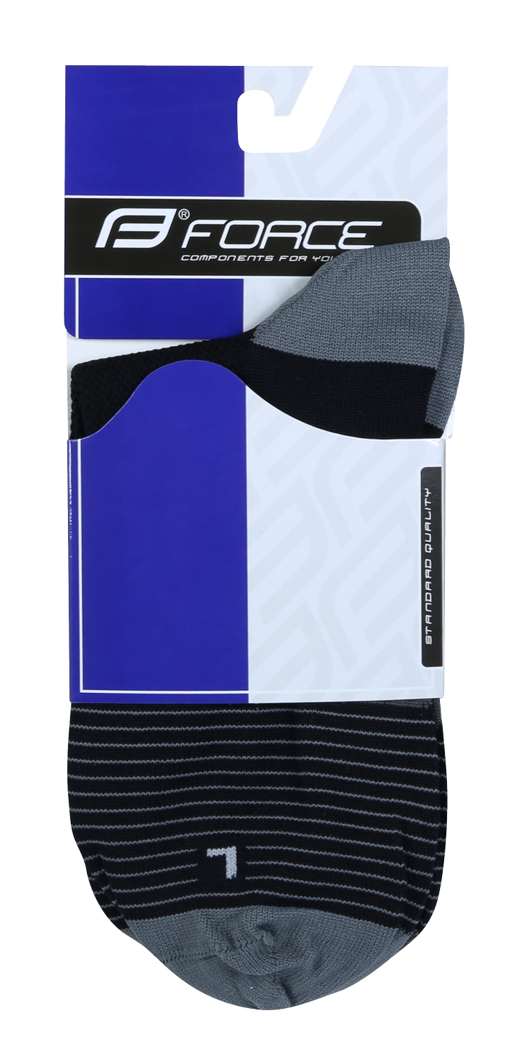 ponožky F TRIANGLE, černo-šedé XS/30-35