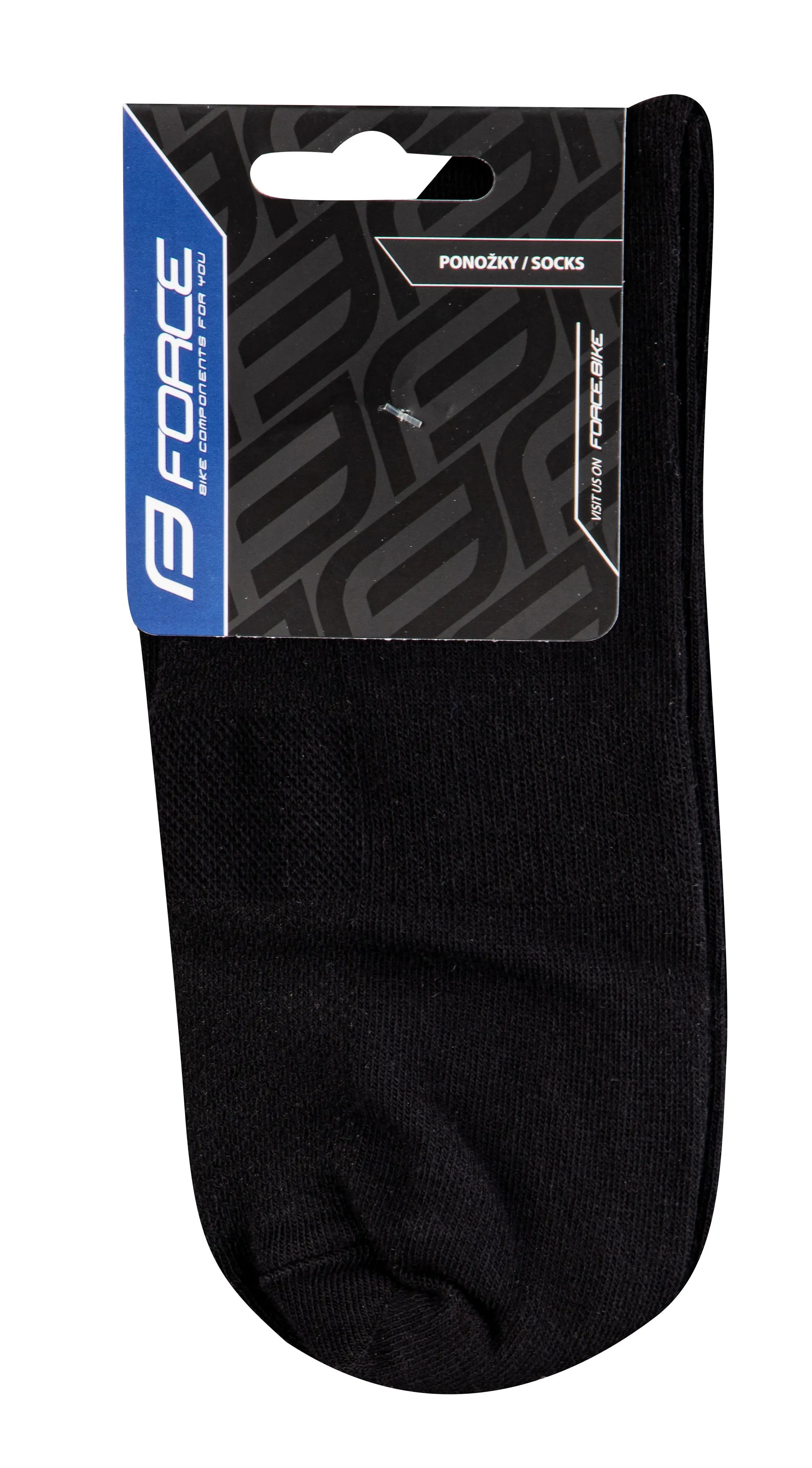 ponožky FORCE ELEGANT vysoké, černé S-M/36-41