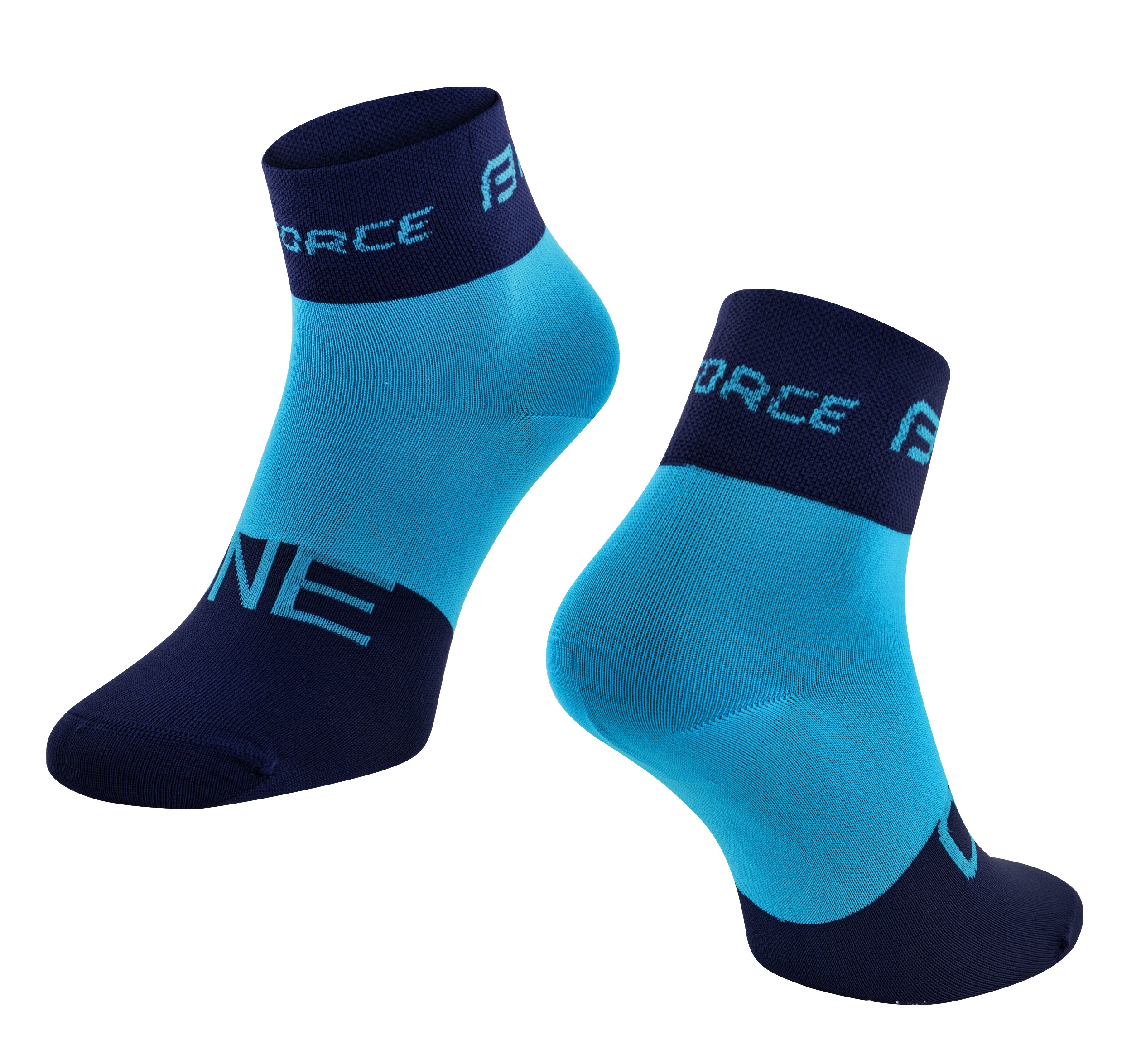 ponožky FORCE ONE, modré L-XL/42-47