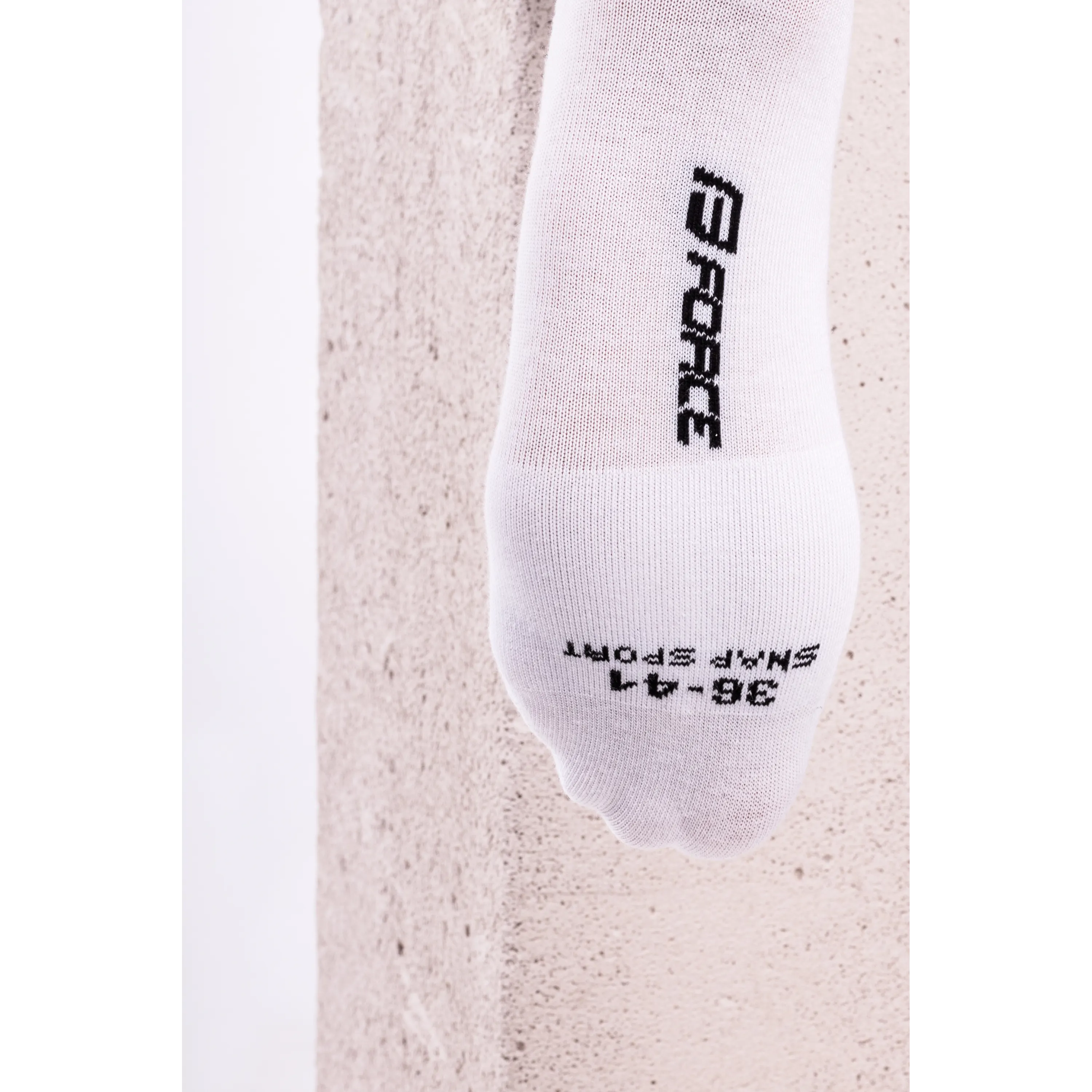 ponožky FORCE SNAP SPORT, bílé L-XL/42-46