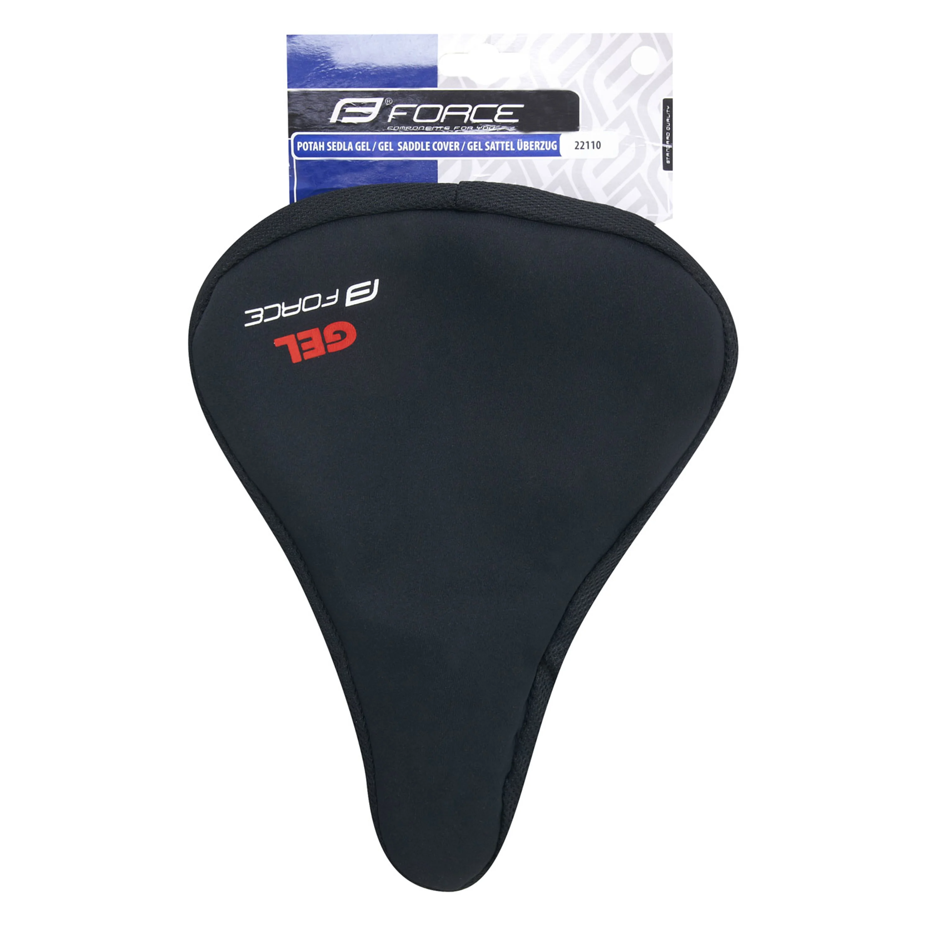 Potah sedla FORCE GEL 280 x 200 mm bez prolisu
