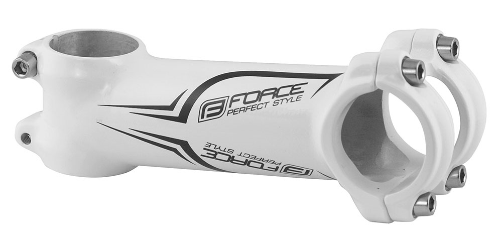 představec FORCE 25,4 / 90mm / 7° Al, bílý