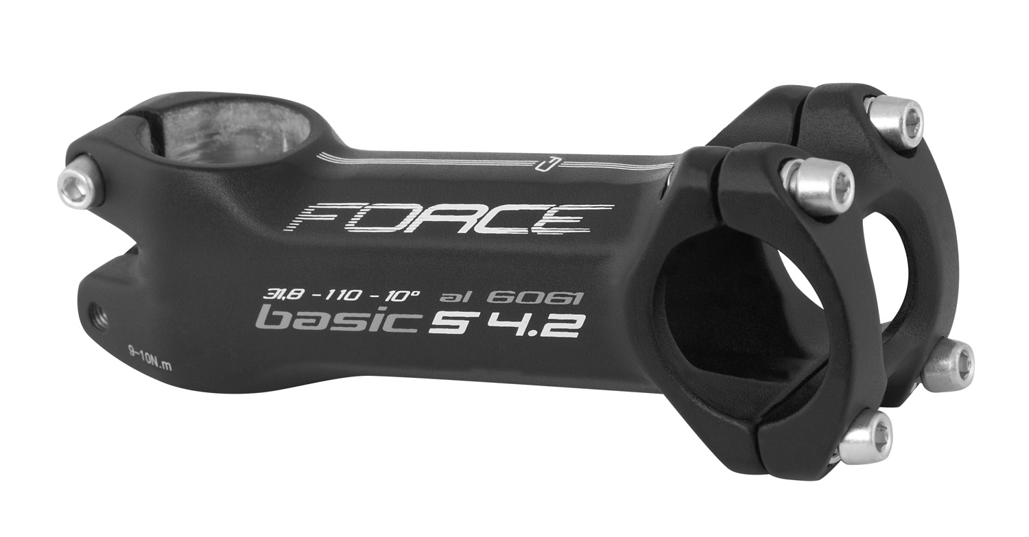 představec FORCE BASIC S4.2 31,8/110mm Al, černý