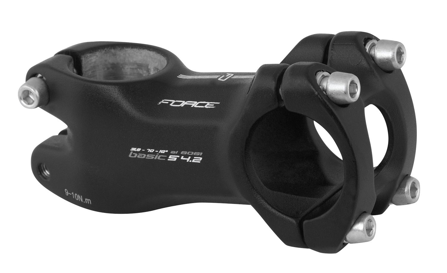 představec FORCE BASIC S4.2 31,8/70mm Al, černý