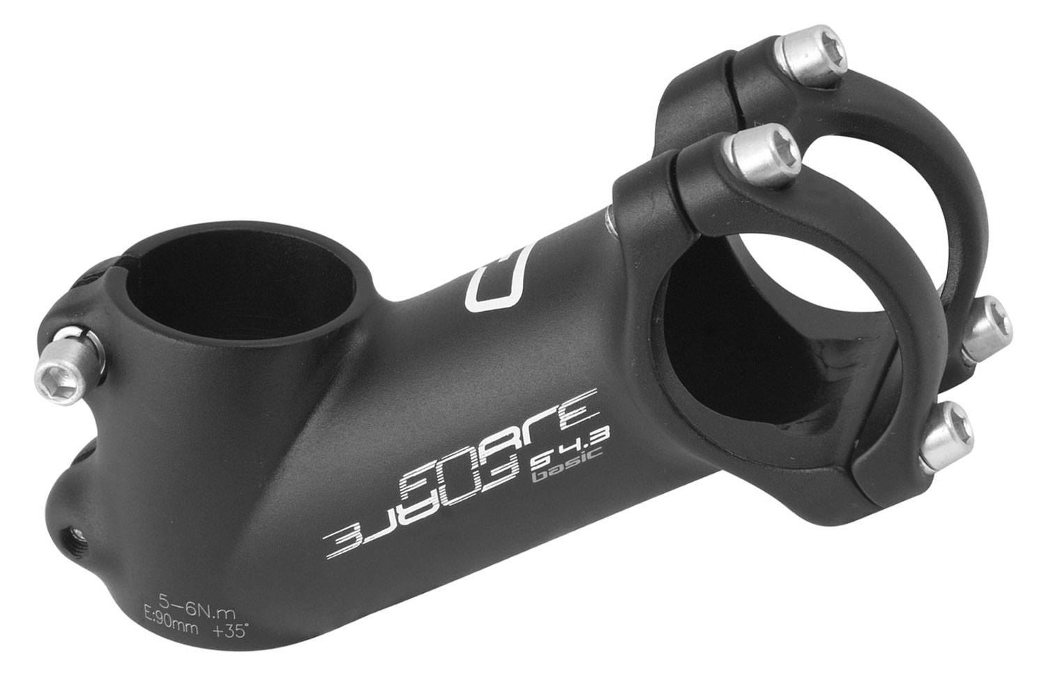představec FORCE BASIC S4.3 31,8/90mm Al, černý