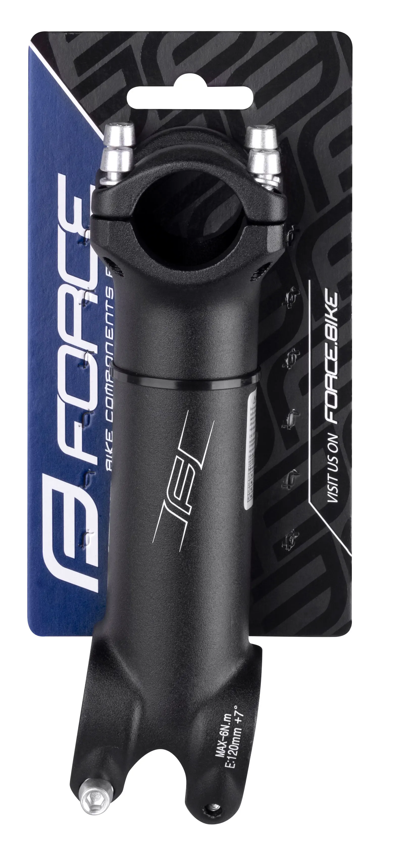 představec FORCE BASIC S4.6  25,4/120mm Al, černý