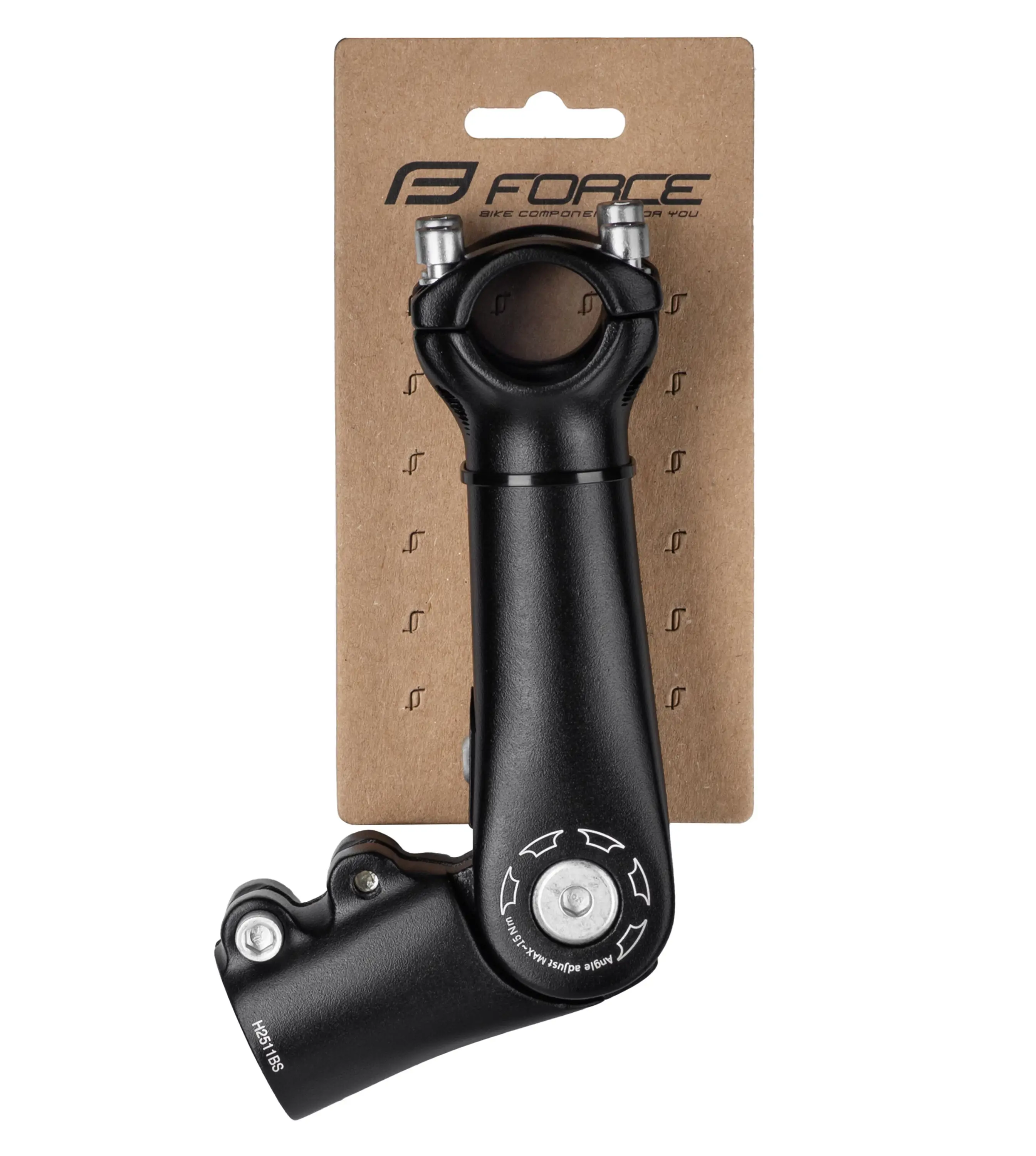 představec FORCE S6.3  25,4/110mm stav. Al, černý