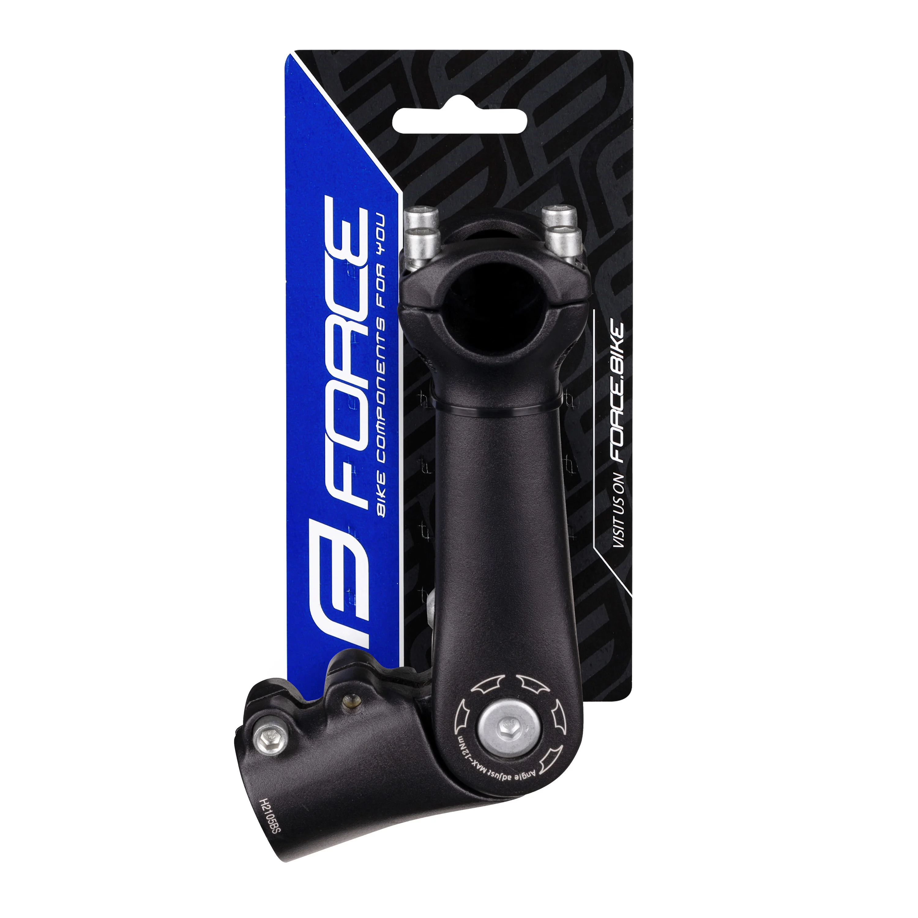 představec FORCE S6.3 25,4/90mm stav. Al, černý