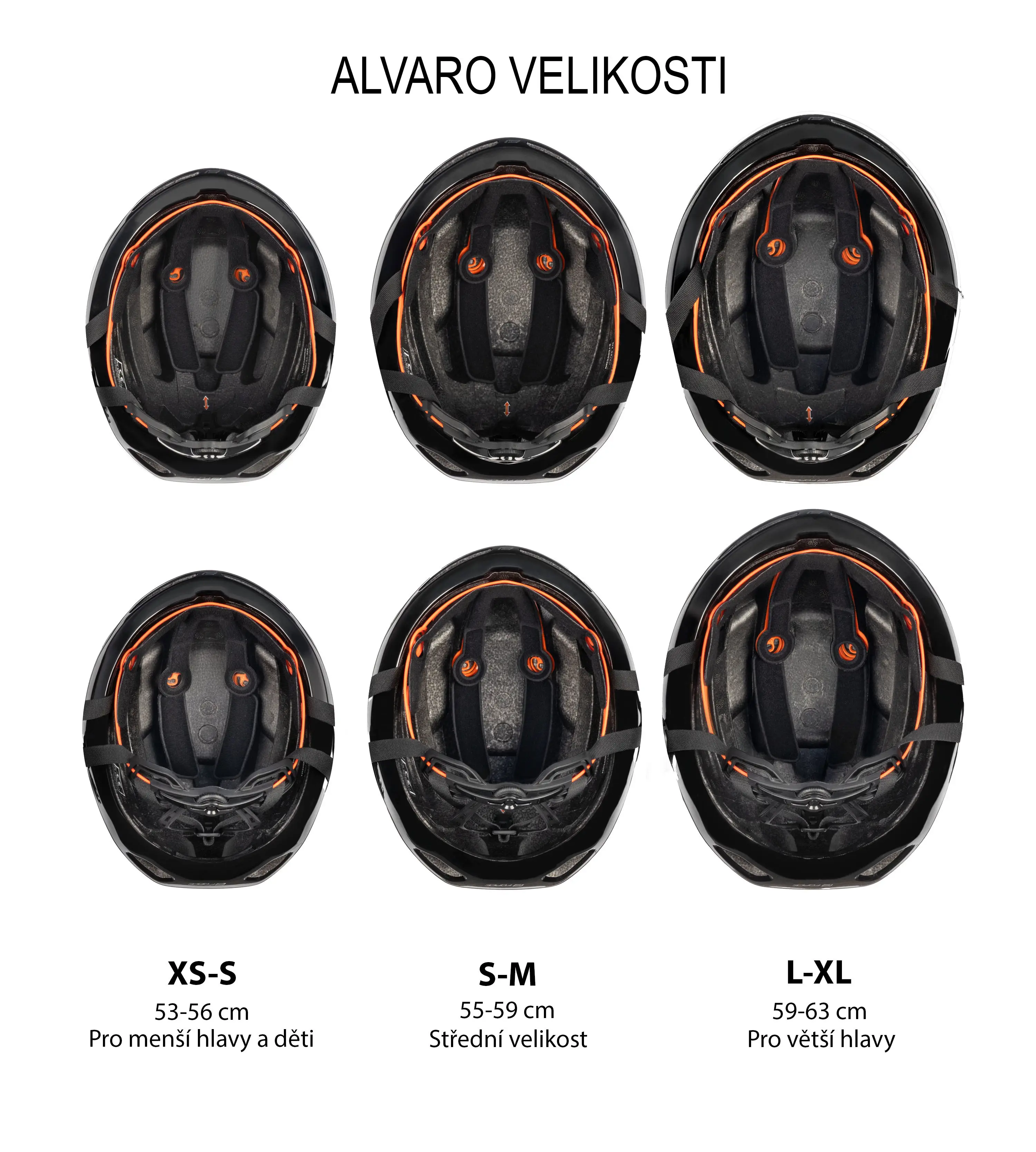 přilba FORCE ALVARO AERO, černá XS - S