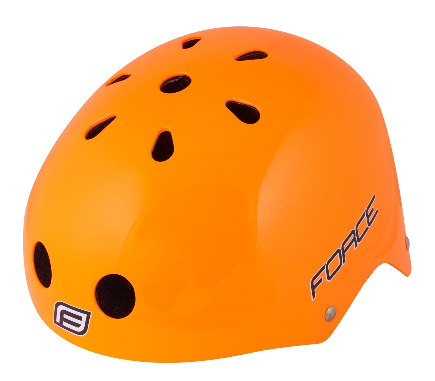 přilba FORCE BMX, oranžová lesklá S - M