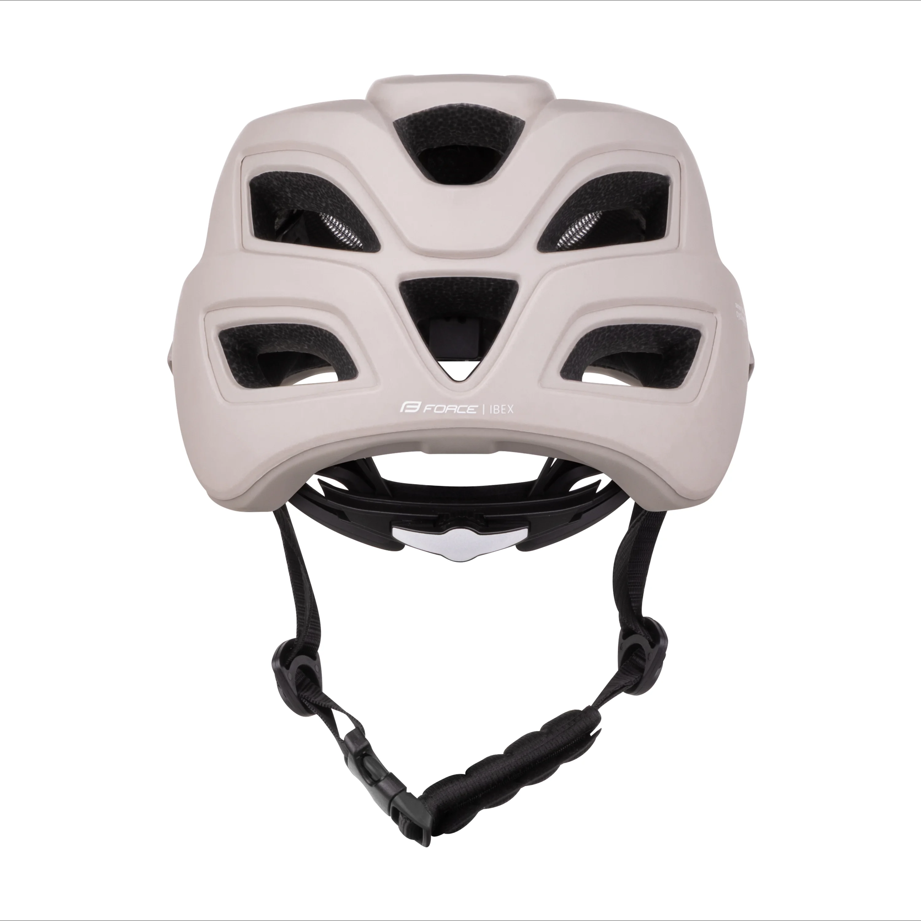 přilba FORCE IBEX MTB, béžová, matná L-XL