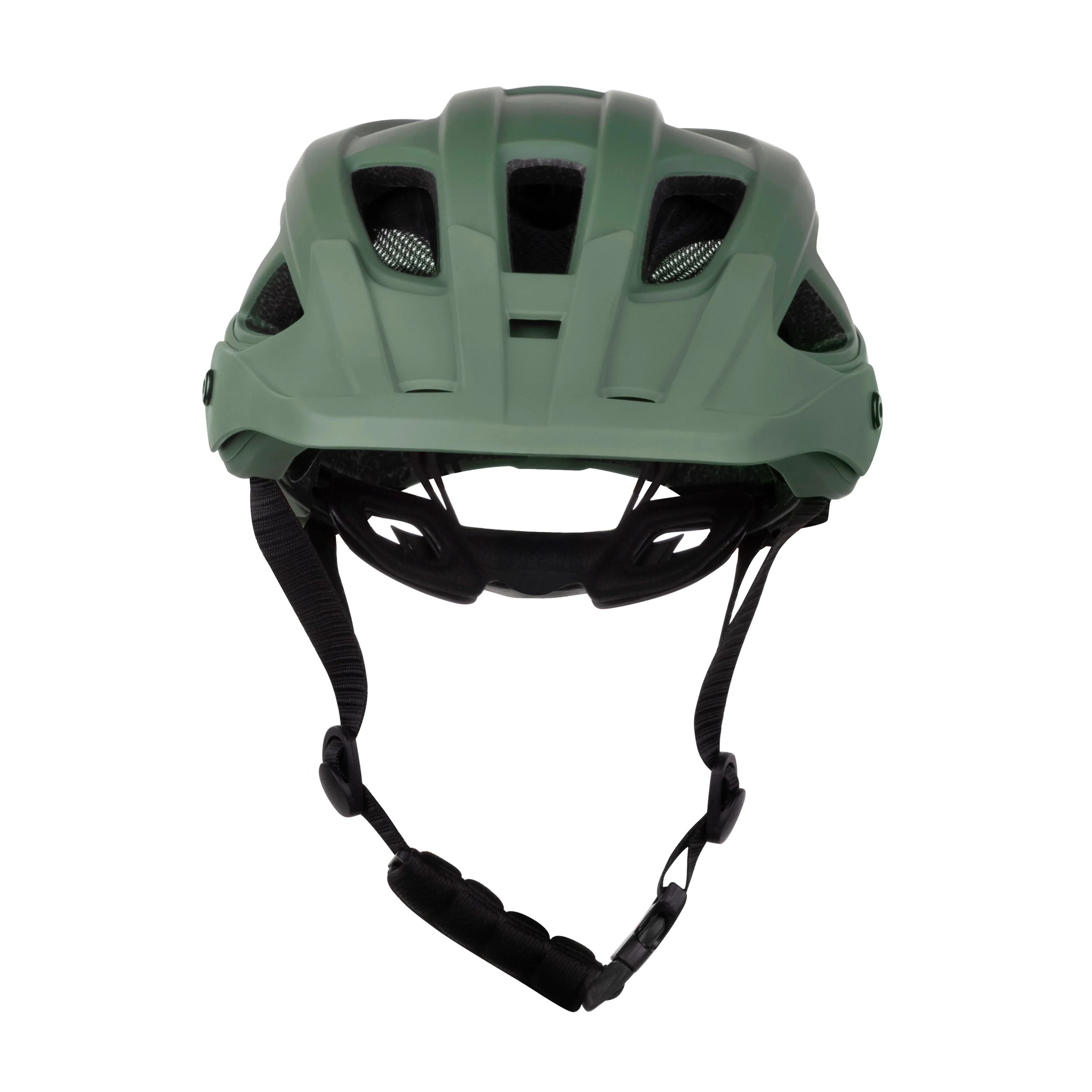 přilba FORCE IBEX MTB, zelená, matná L-XL