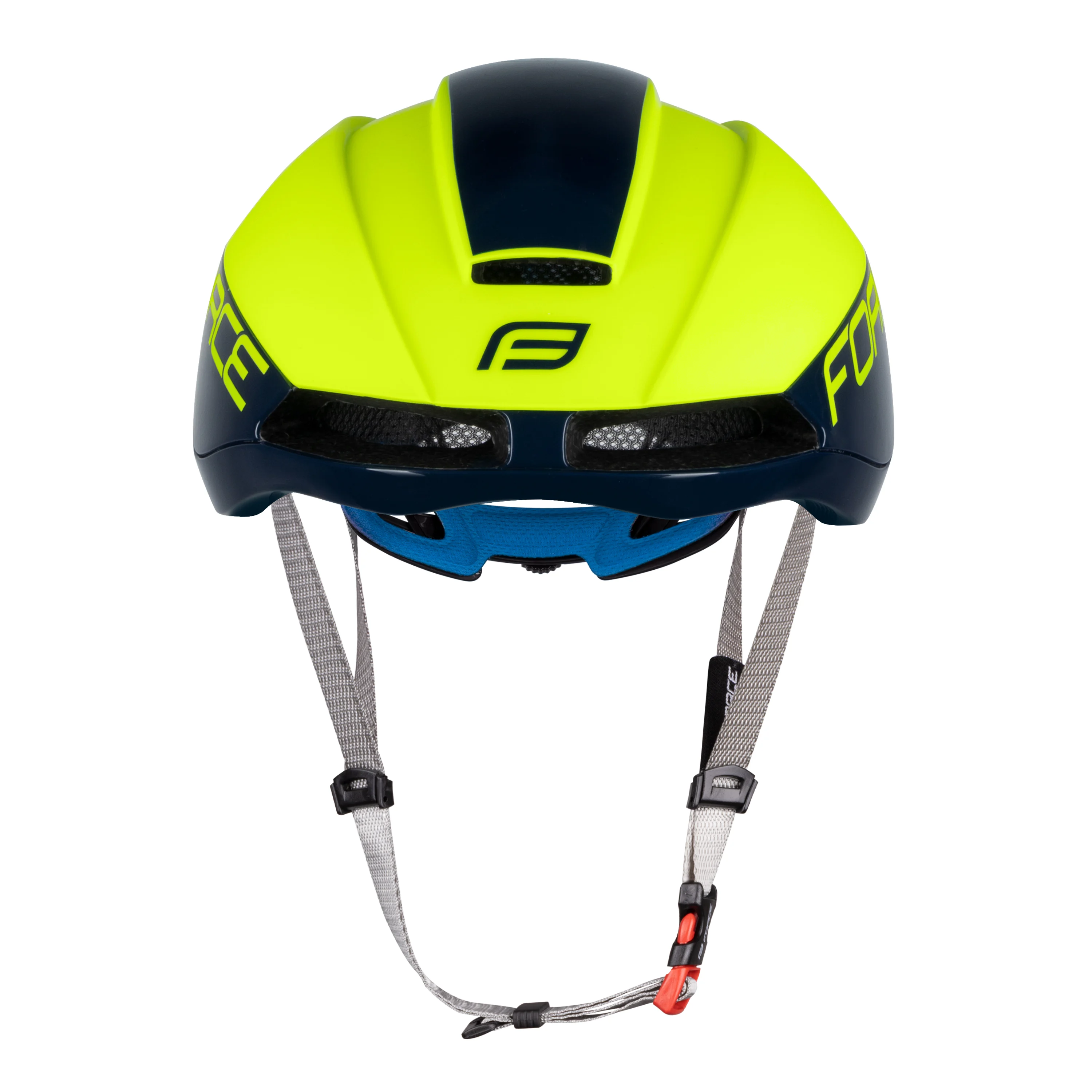 přilba FORCE ORCA MIPS,fluo-modrá, S-M