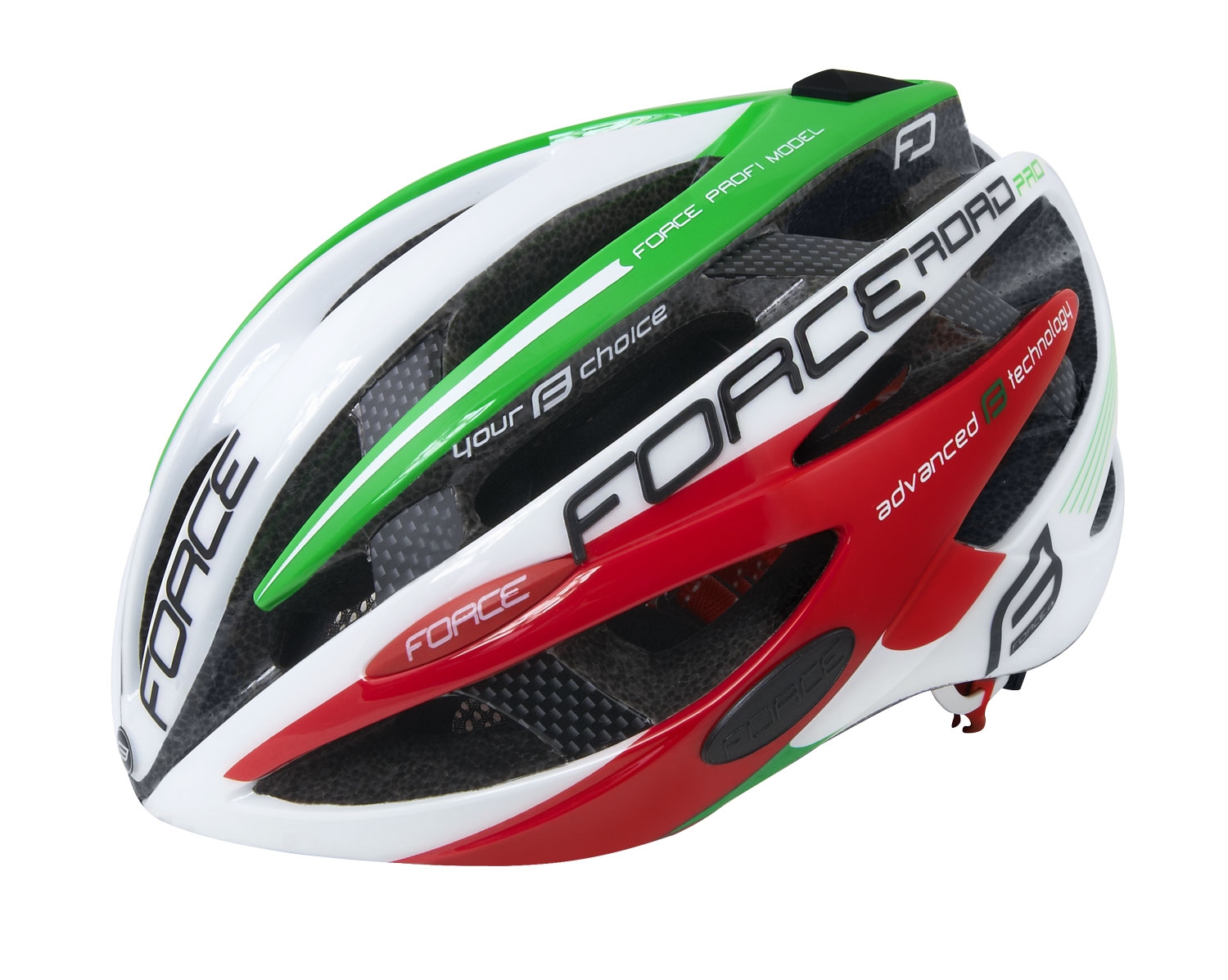 přilba FORCE ROAD PRO, ITALY L - XL