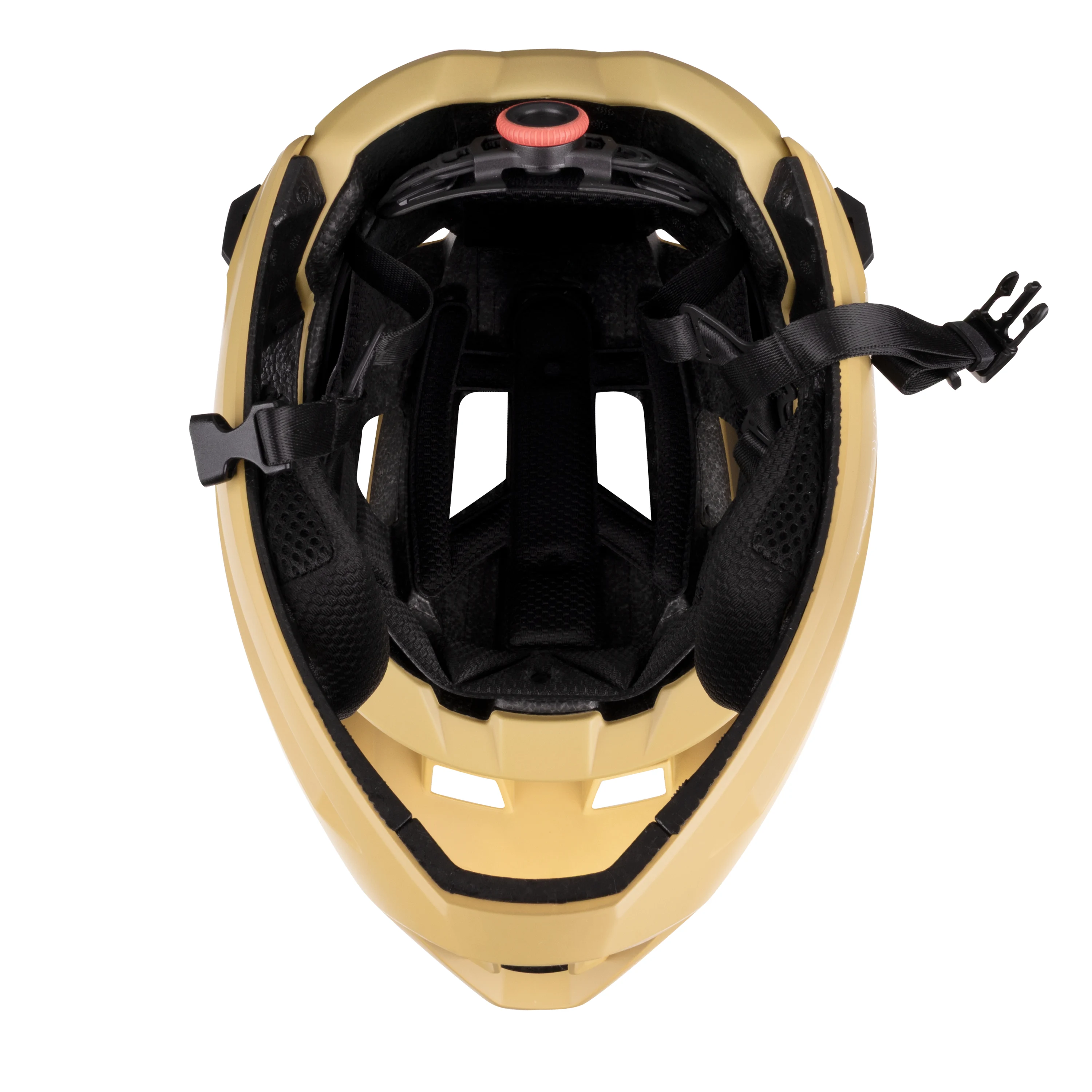 přilba FORCE VENOM downhill, hnědá L-XL