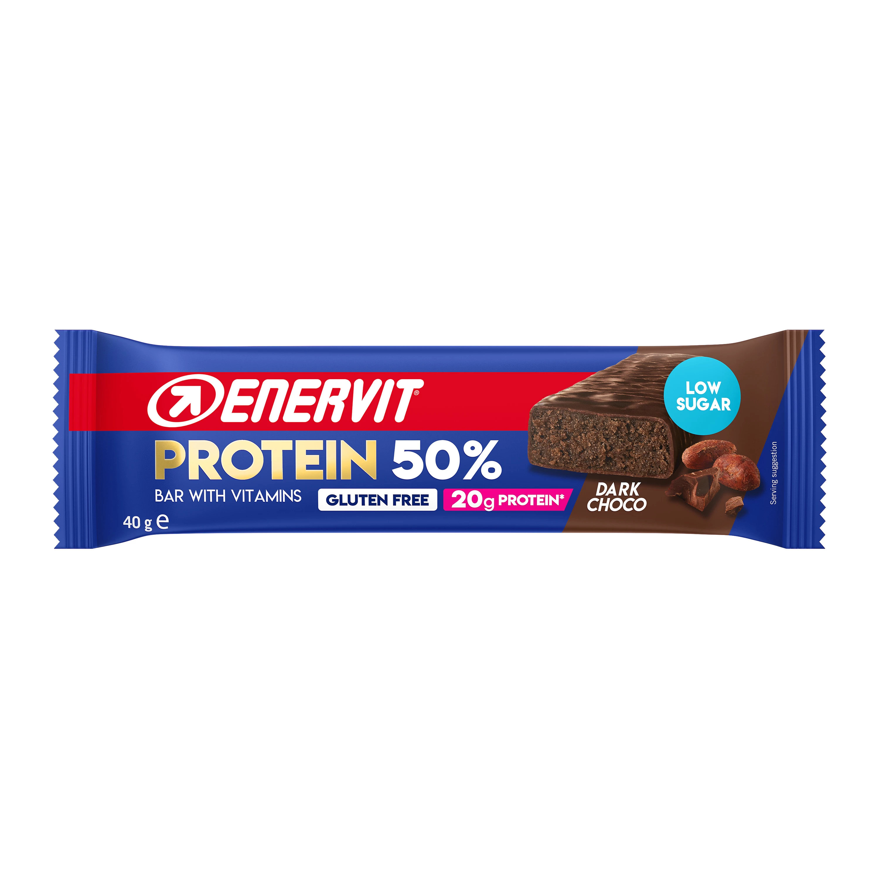 ENERVIT Protein Bar 50%, tyčinka, 40 g tmavá čok