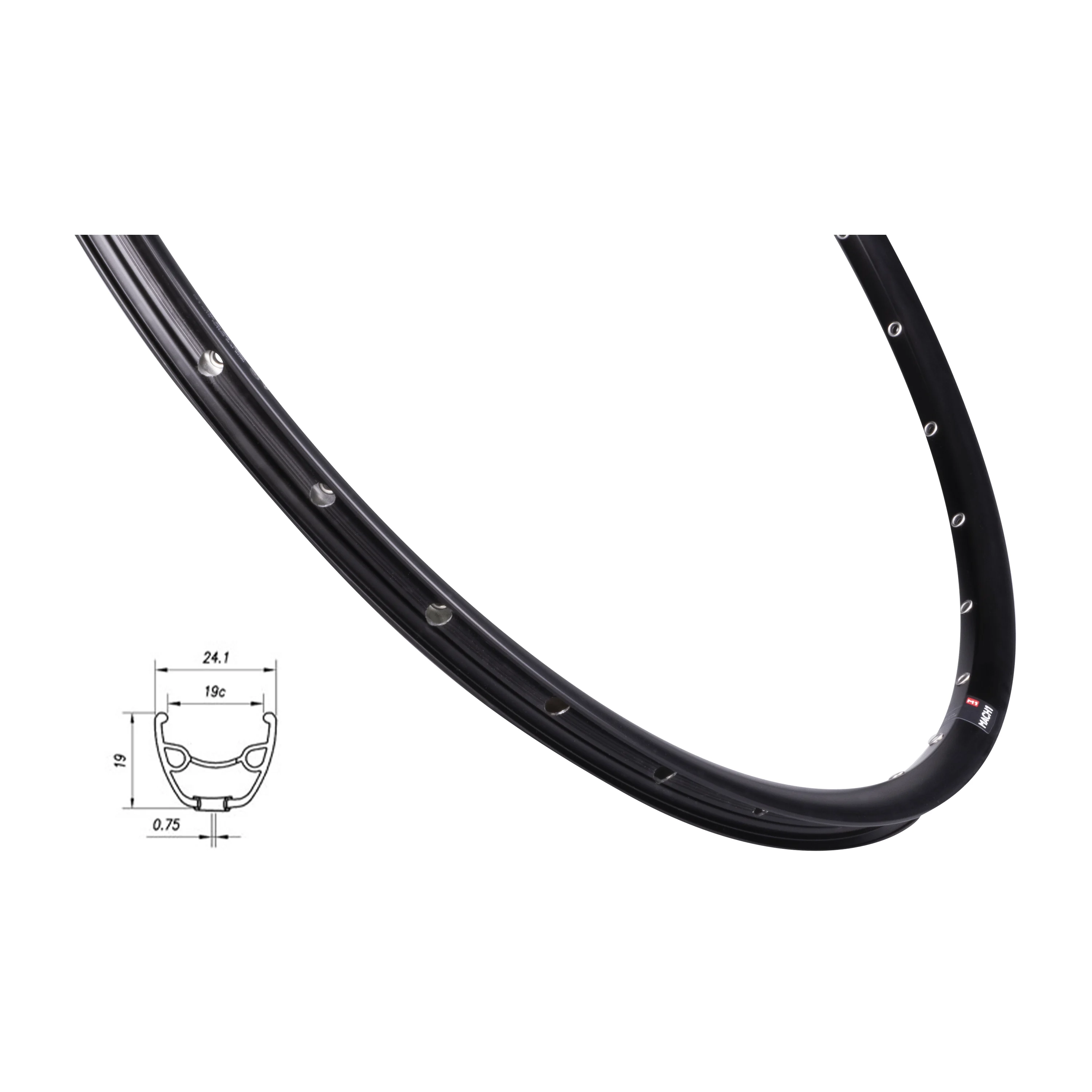 ráfek MACH1 NEO DISC 622 x 19, 32 děr, černý