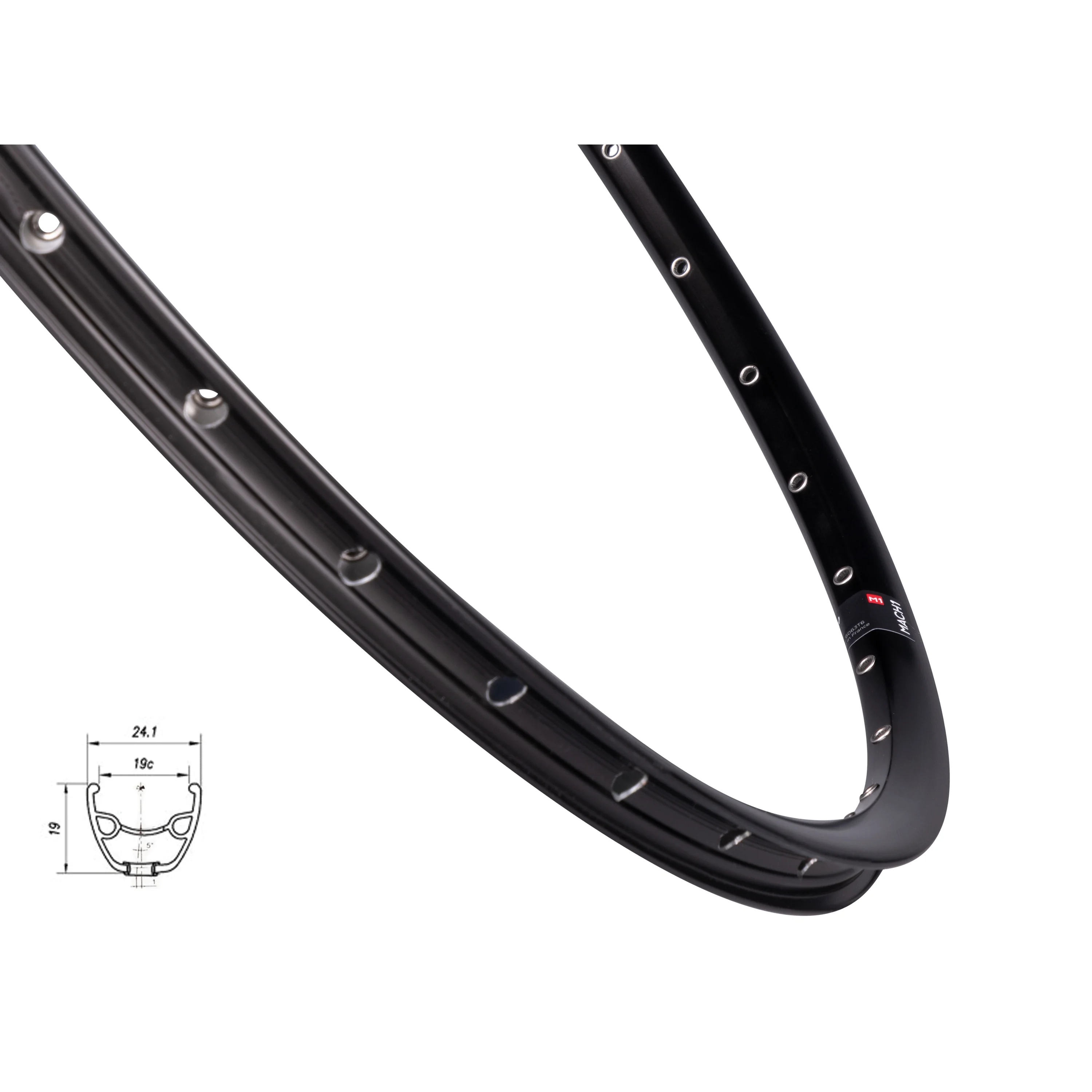 ráfek MACH1 NEO DISC 622 x 19, 36 děr, černý