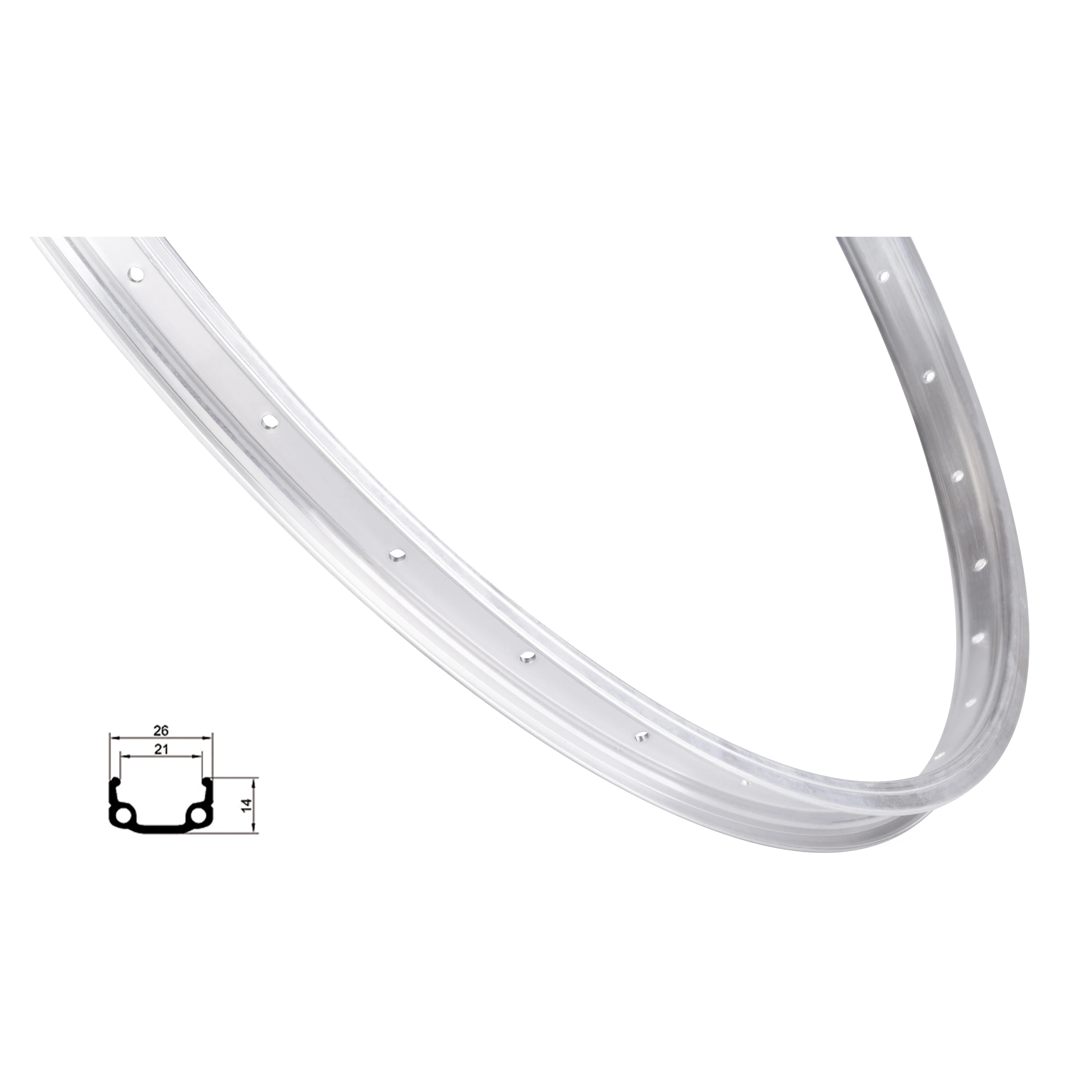 ráfek REMERX RMX21 622x21, 36děr, stříbrný