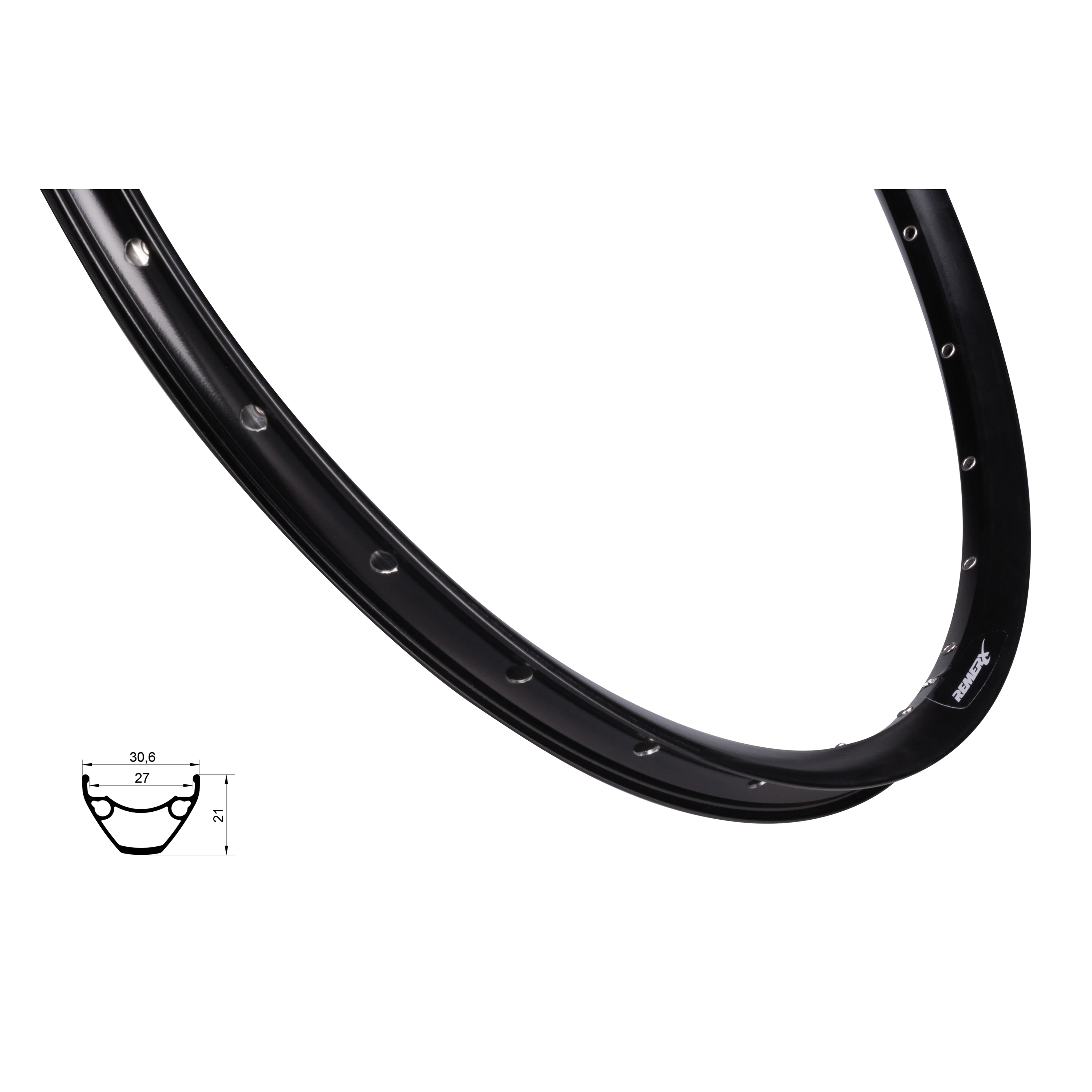 ráfek REMERX RX 3027 DISC 584x27, 28děr, černý