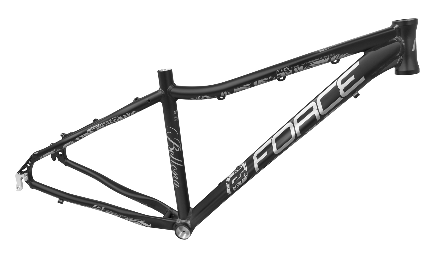 rám FORCE BELLONA MTB 27,5"dámský černý mat S/16"
