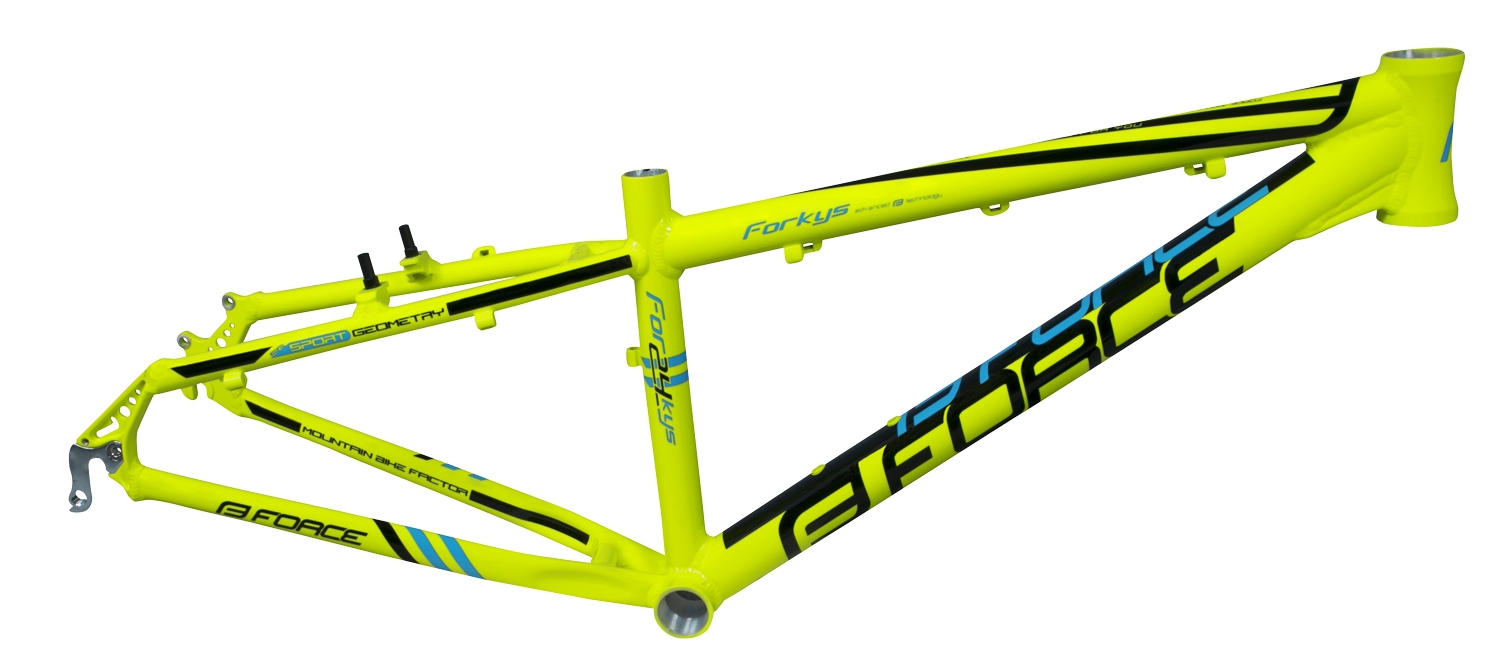 rám FORCE FORKYS MTB 24" V-brake, fluo