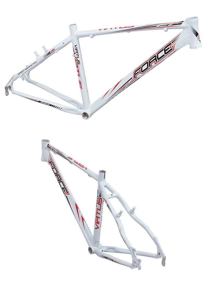 rám FORCE VIRTUS MTB 26" V-brake, bílý S/15''