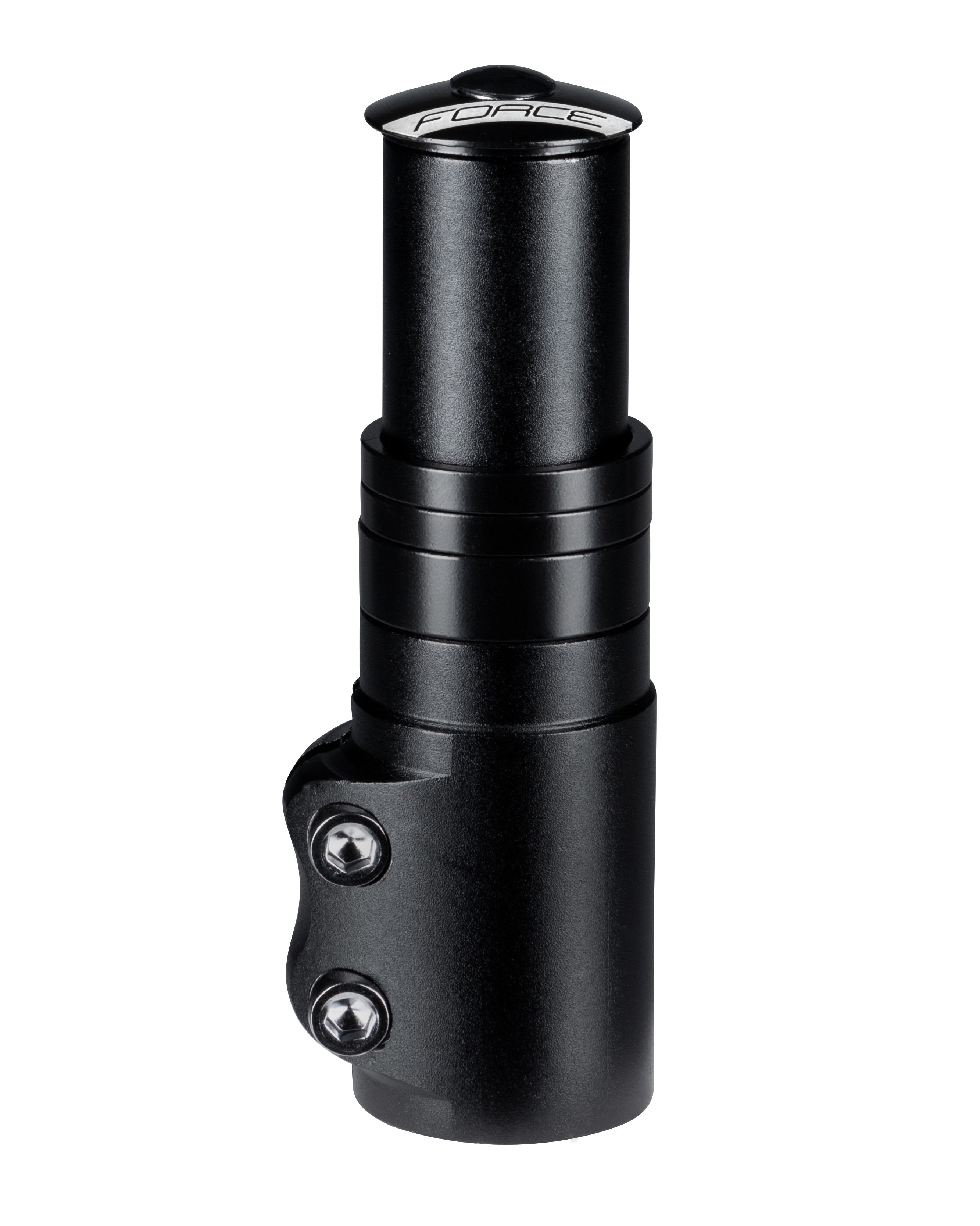 redukce FORCE nástavec vidlice 1 1/8''Al,116mm,črn