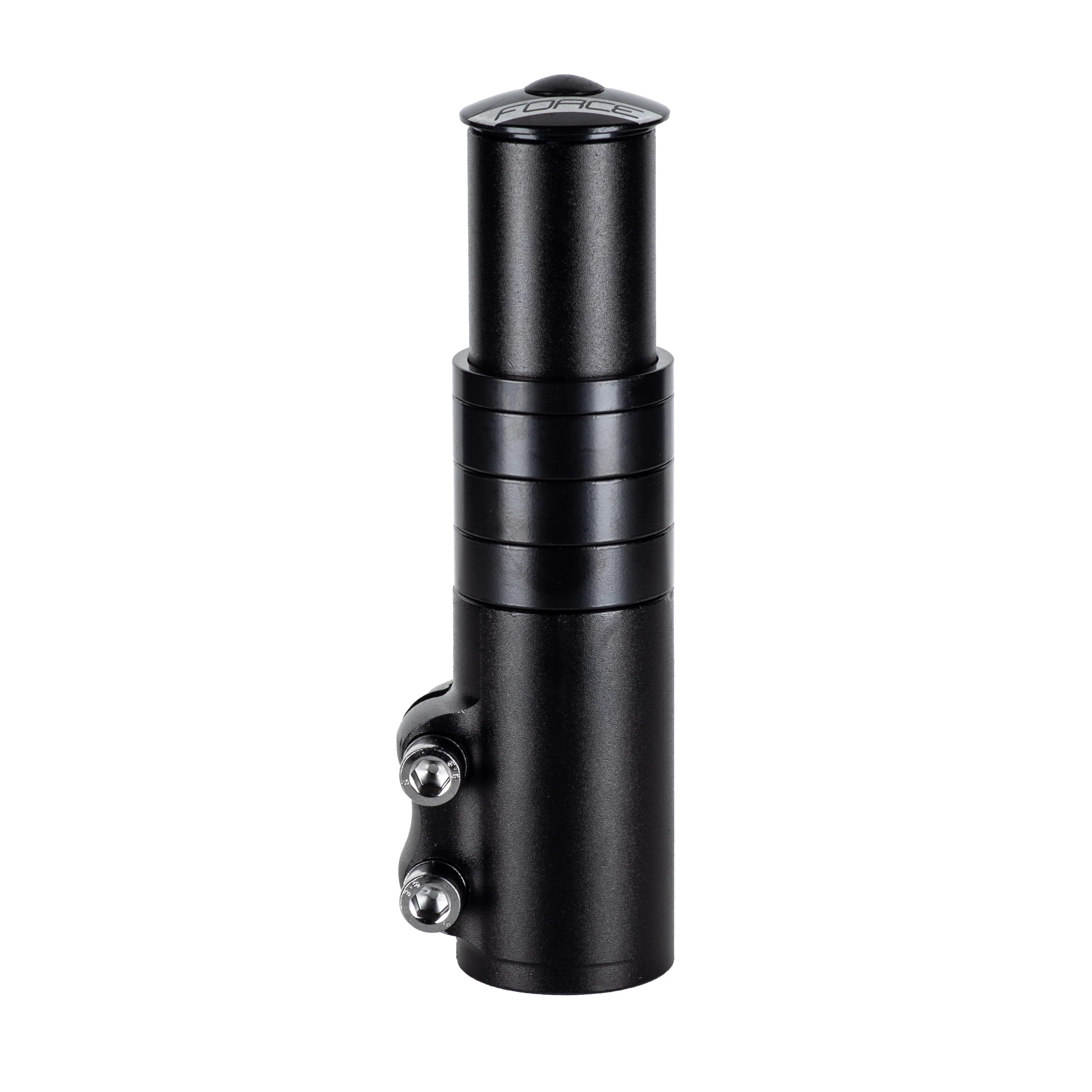 redukce FORCE nástavec vidlice 1 1/8''Al,132mm,črn
