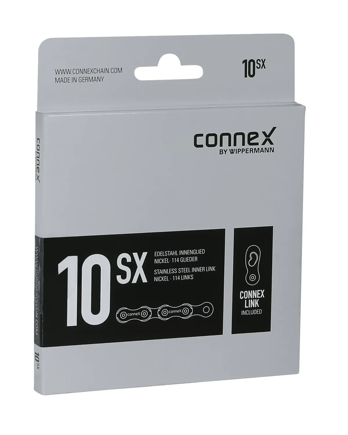 řetěz CONNEX 10sX pro 10-kolo, stříbrný