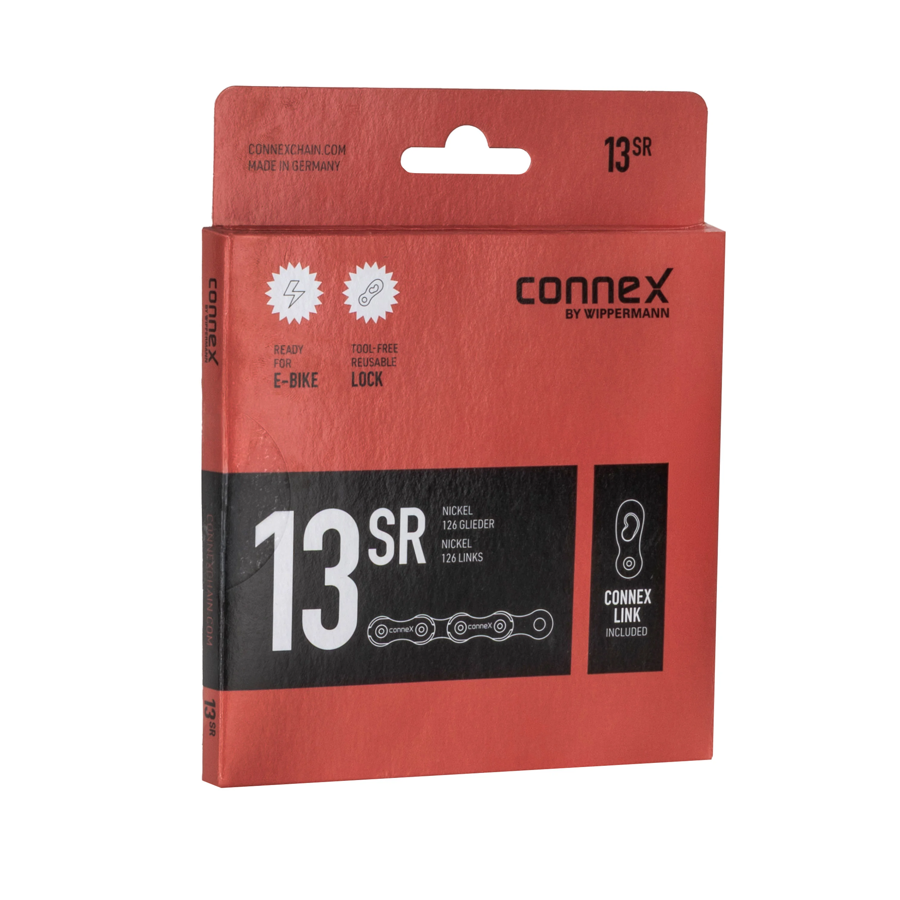 řetěz CONNEX 13sR pro 13-kolo, stříbrný