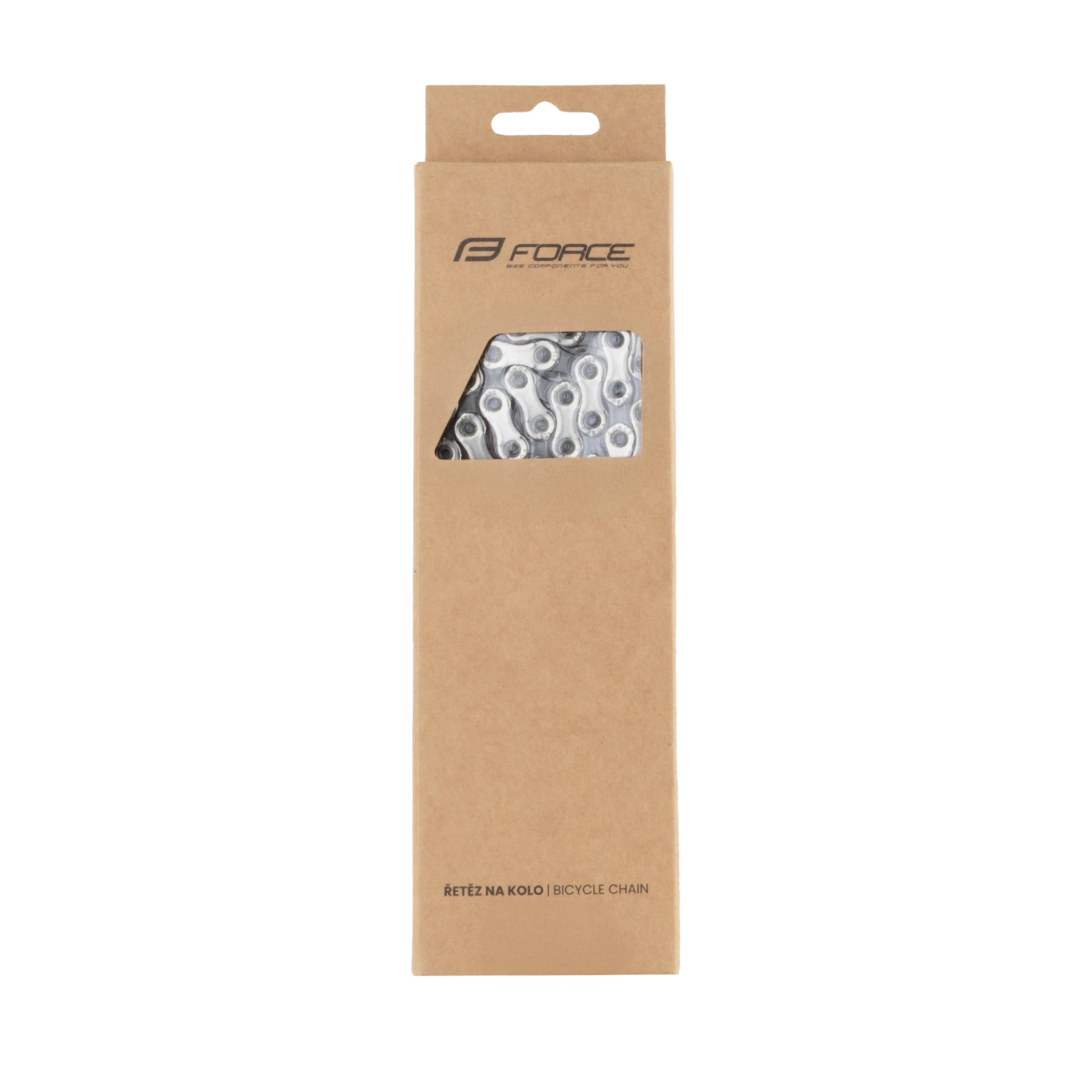 řetěz FORCE P1003 pro 10-kolo,116čl. stříbrný/šedý