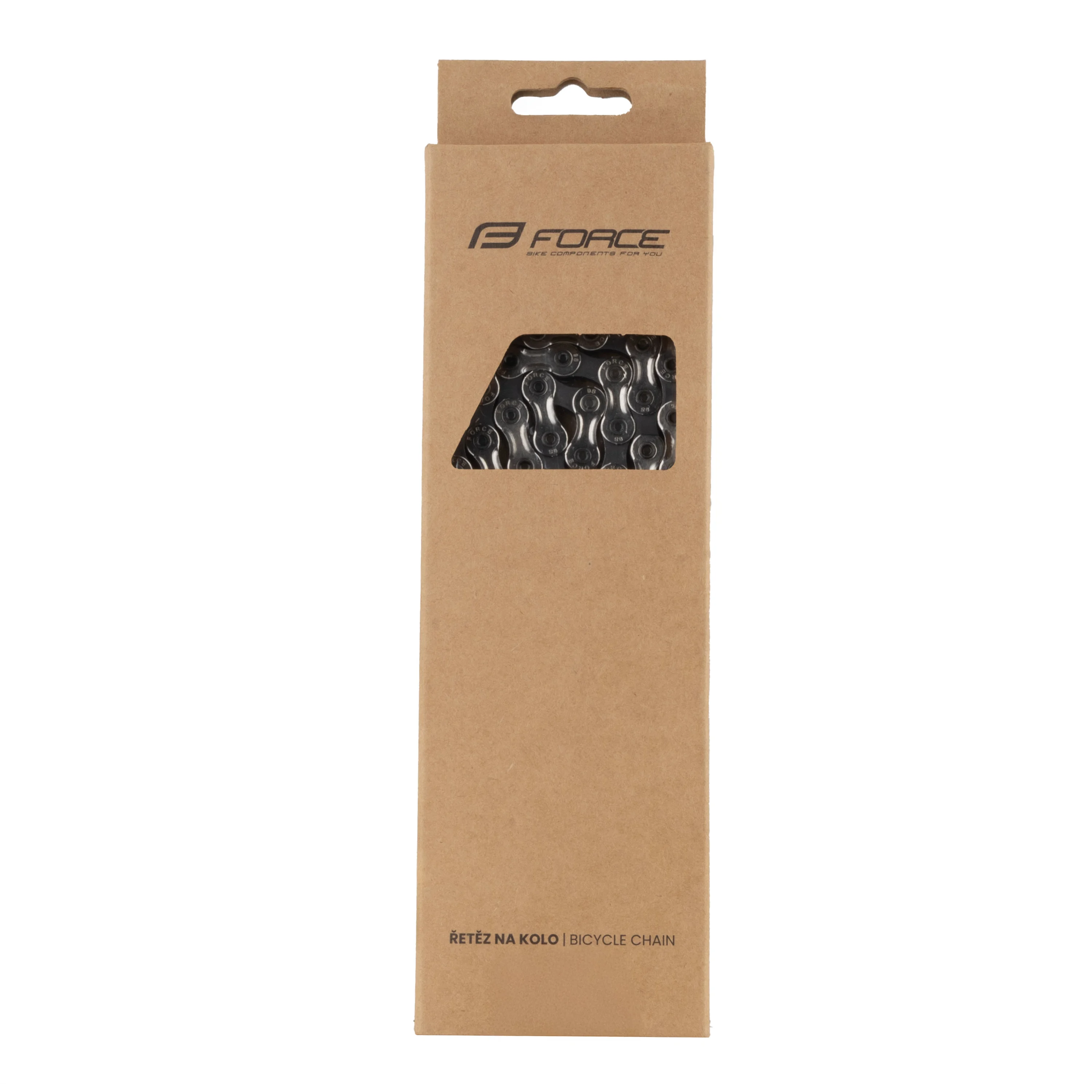 řetěz FORCE P9002 pro E 9-kolo,138čl. stříb./šedý