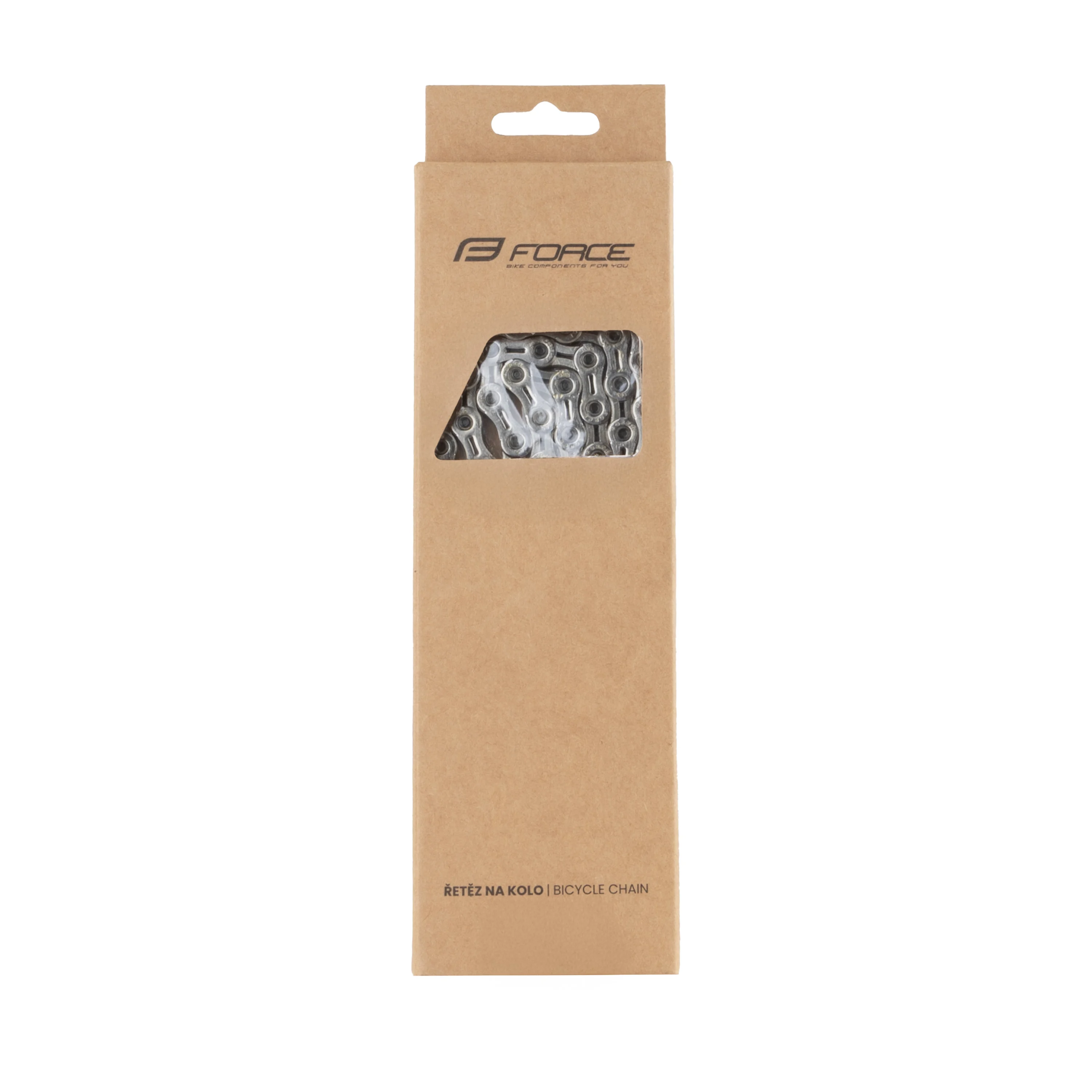 řetěz FORCE SP1002 pro 10-kolo,116čl. celostříbrný