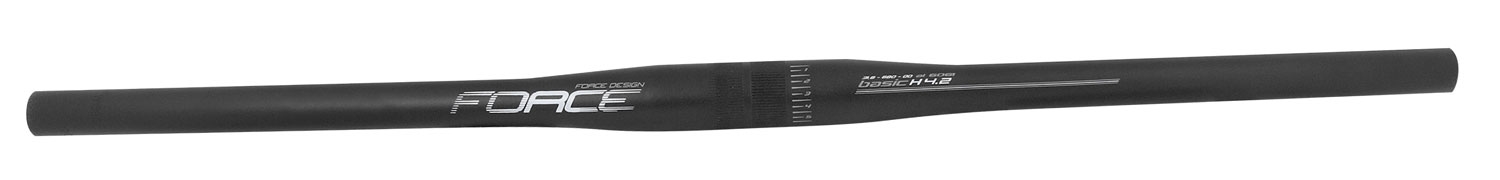 řidítka FORCE BASIC H4.2 rovné 31,8/680mm Al,černé mat