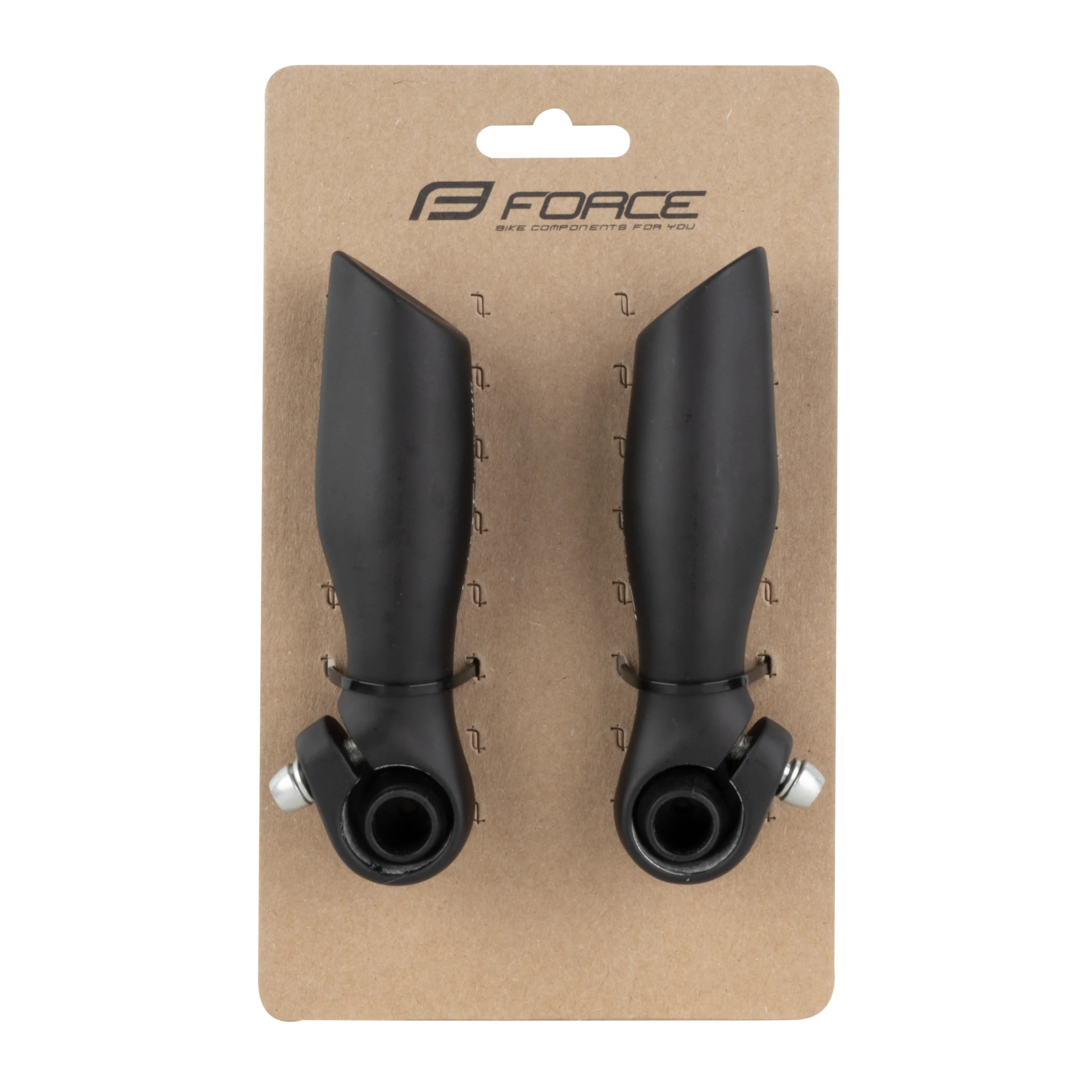 rohy FORCE B4.6 11,5 cm Al, černé matné