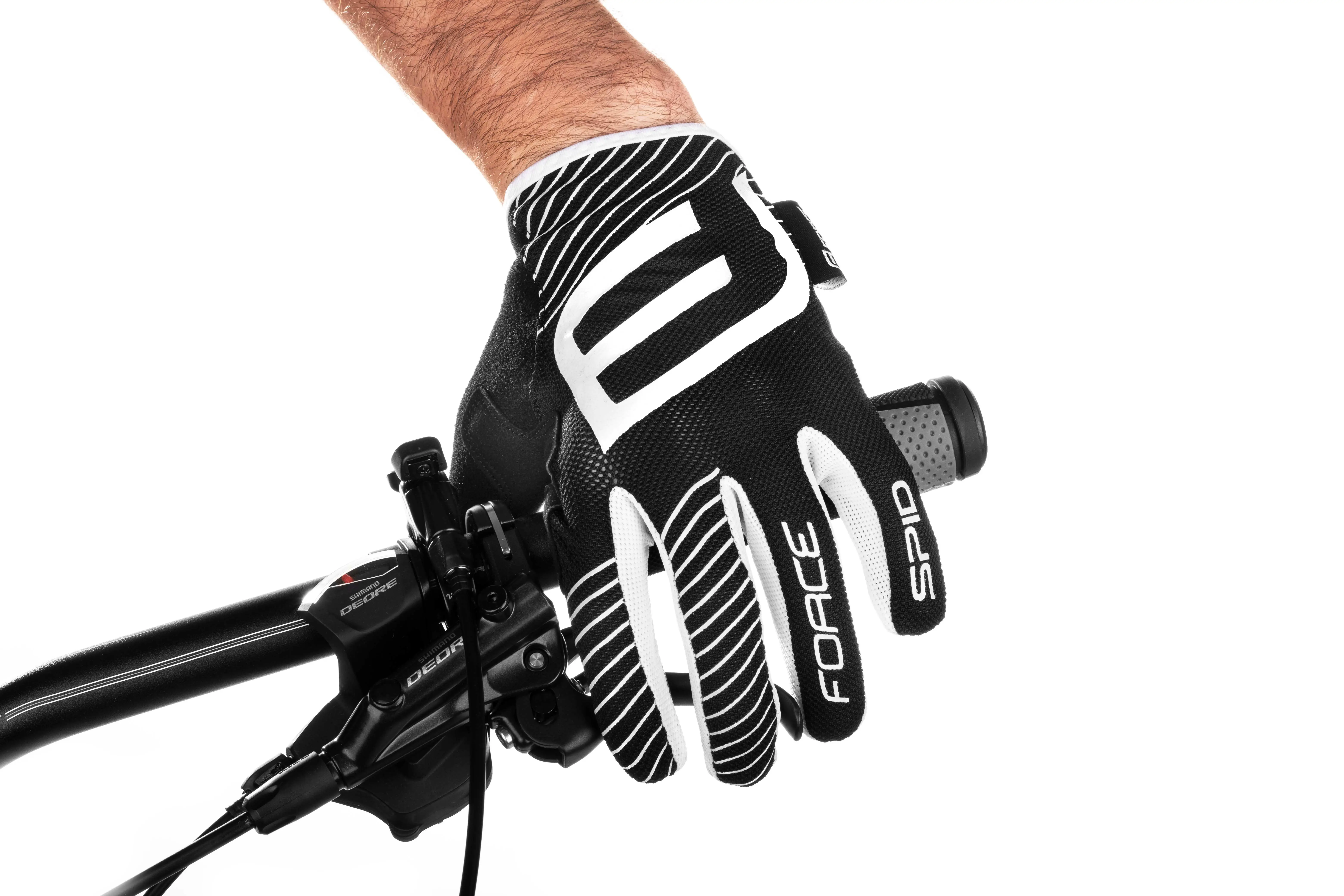 rukavice F MTB SPID letní bez zapínání, černé