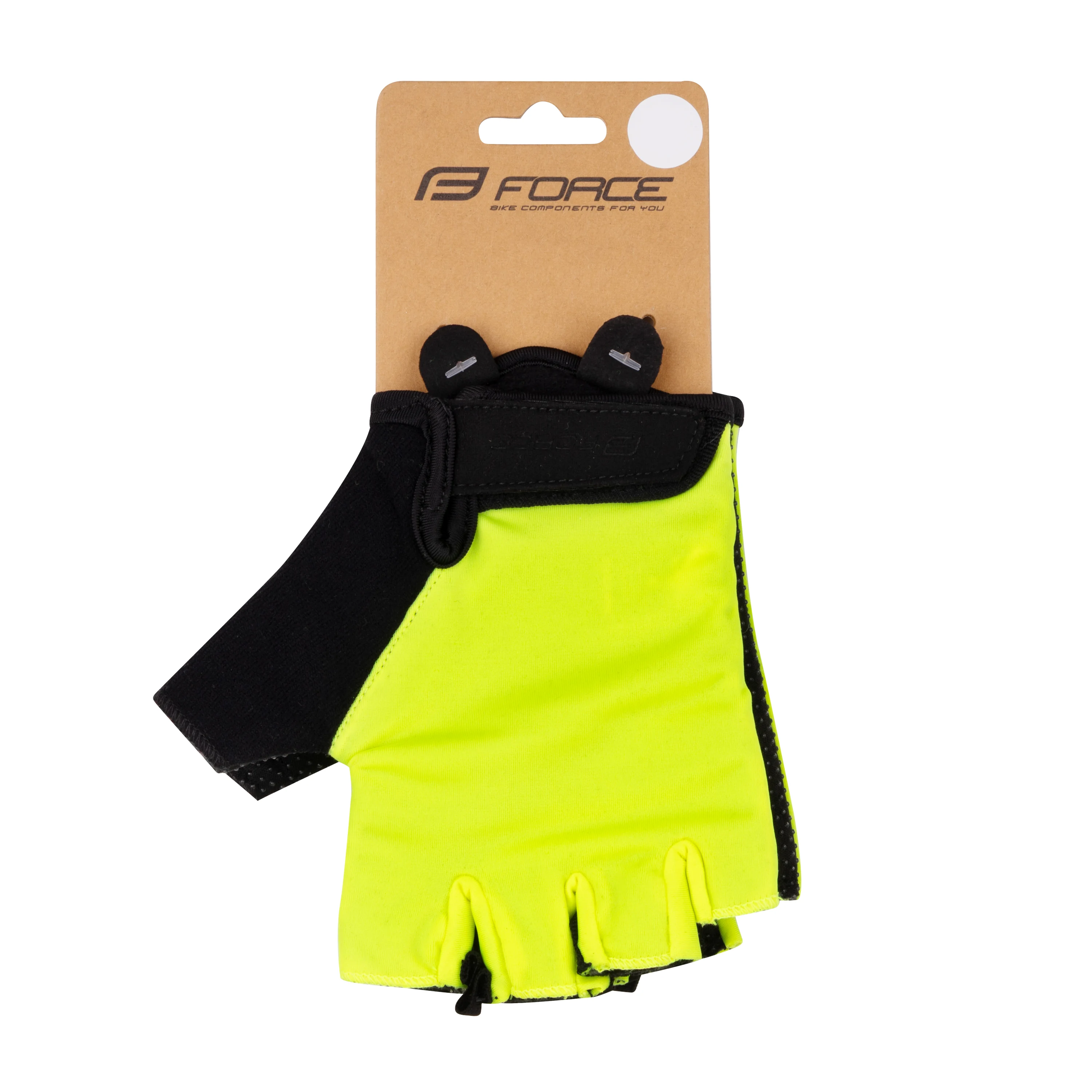rukavice FORCE FUN, fluo XXL