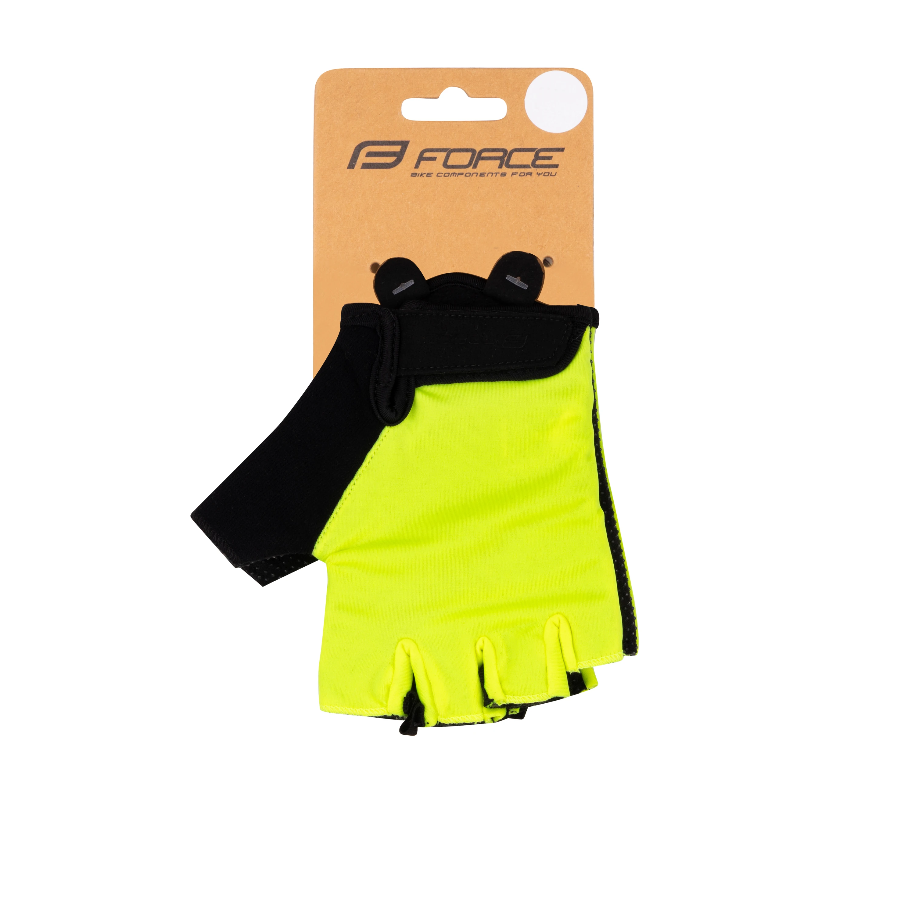 rukavice FORCE FUN KID dětské, fluo XL
