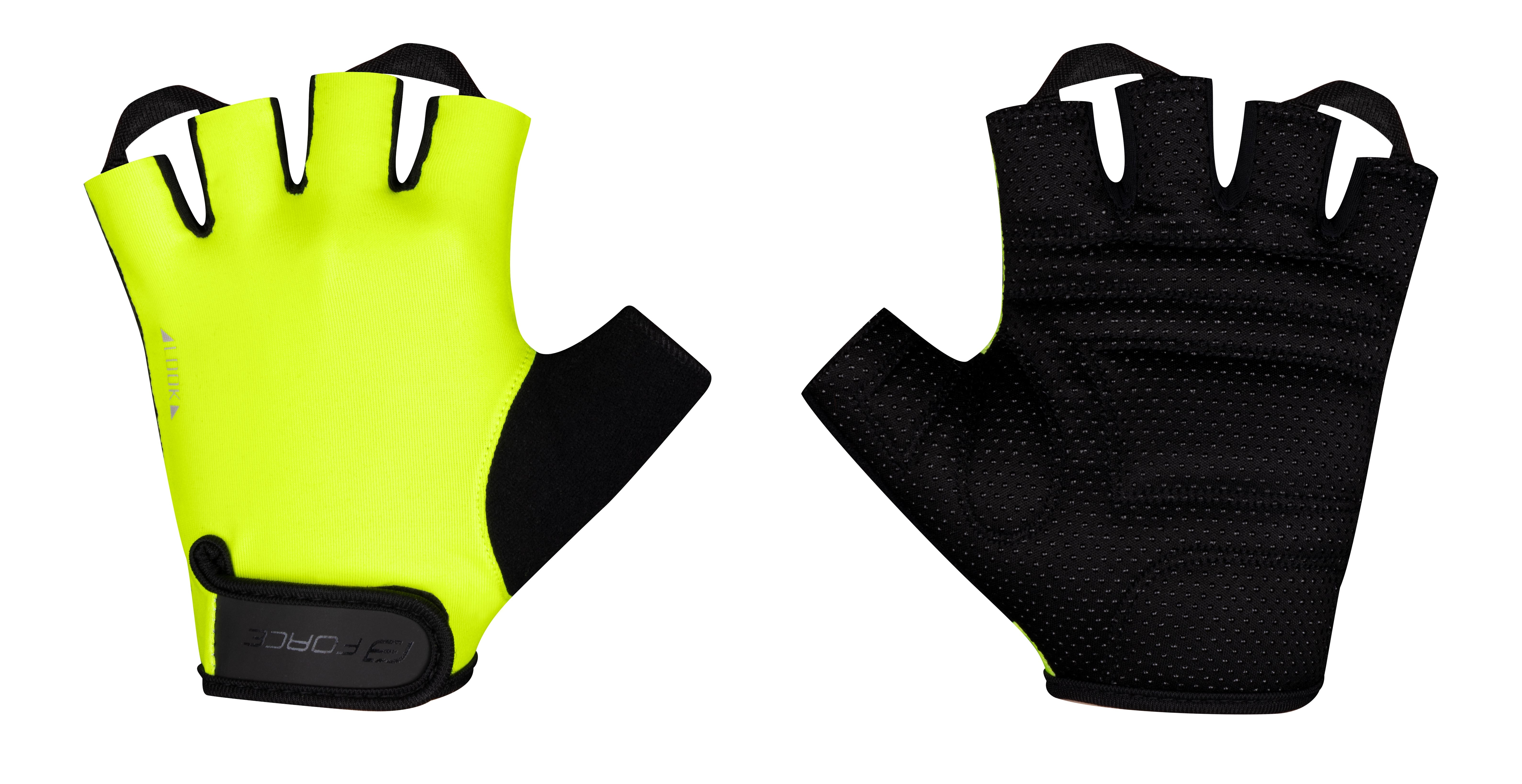 rukavice FORCE LOOK, fluo XXL