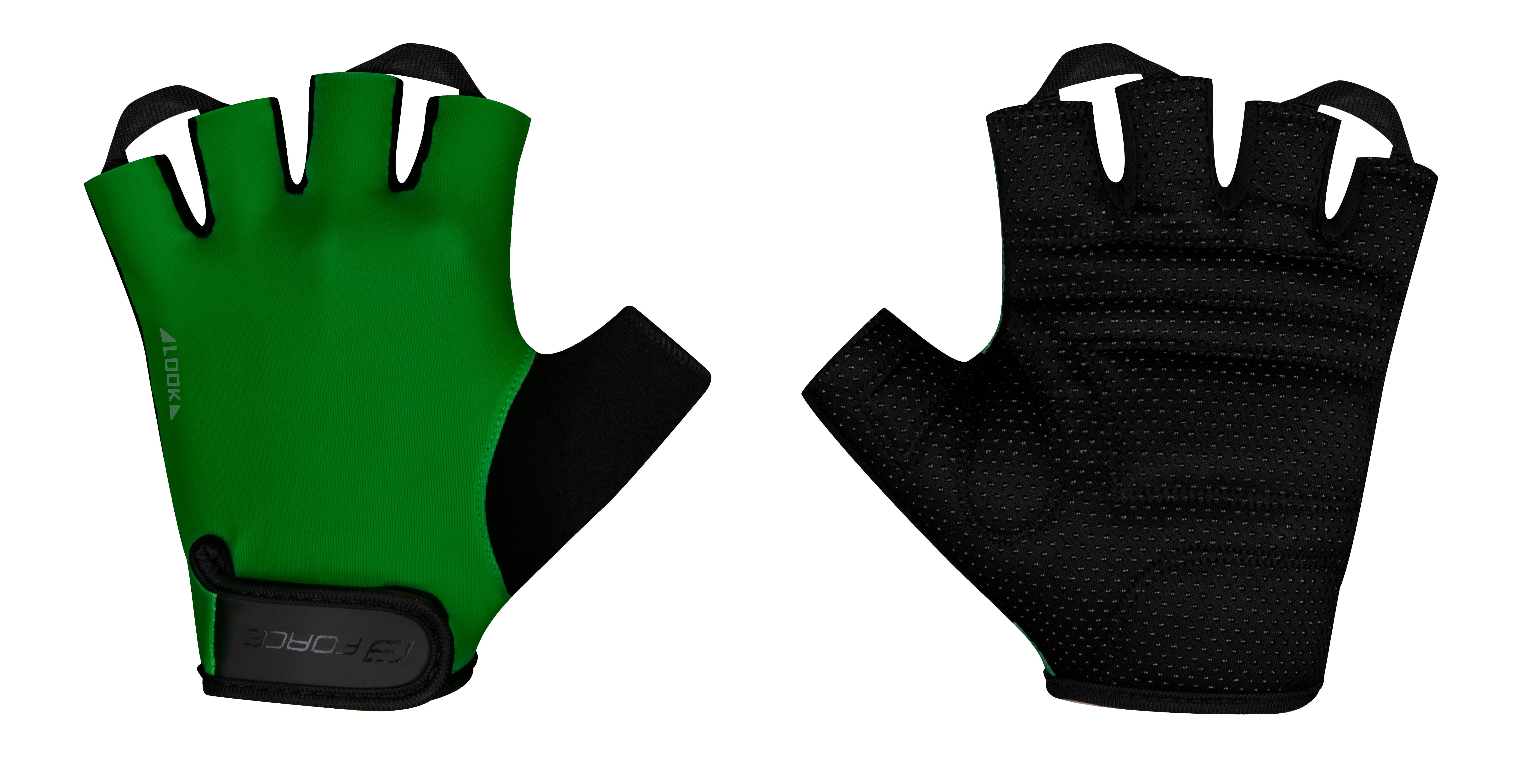 rukavice FORCE LOOK, zelené S