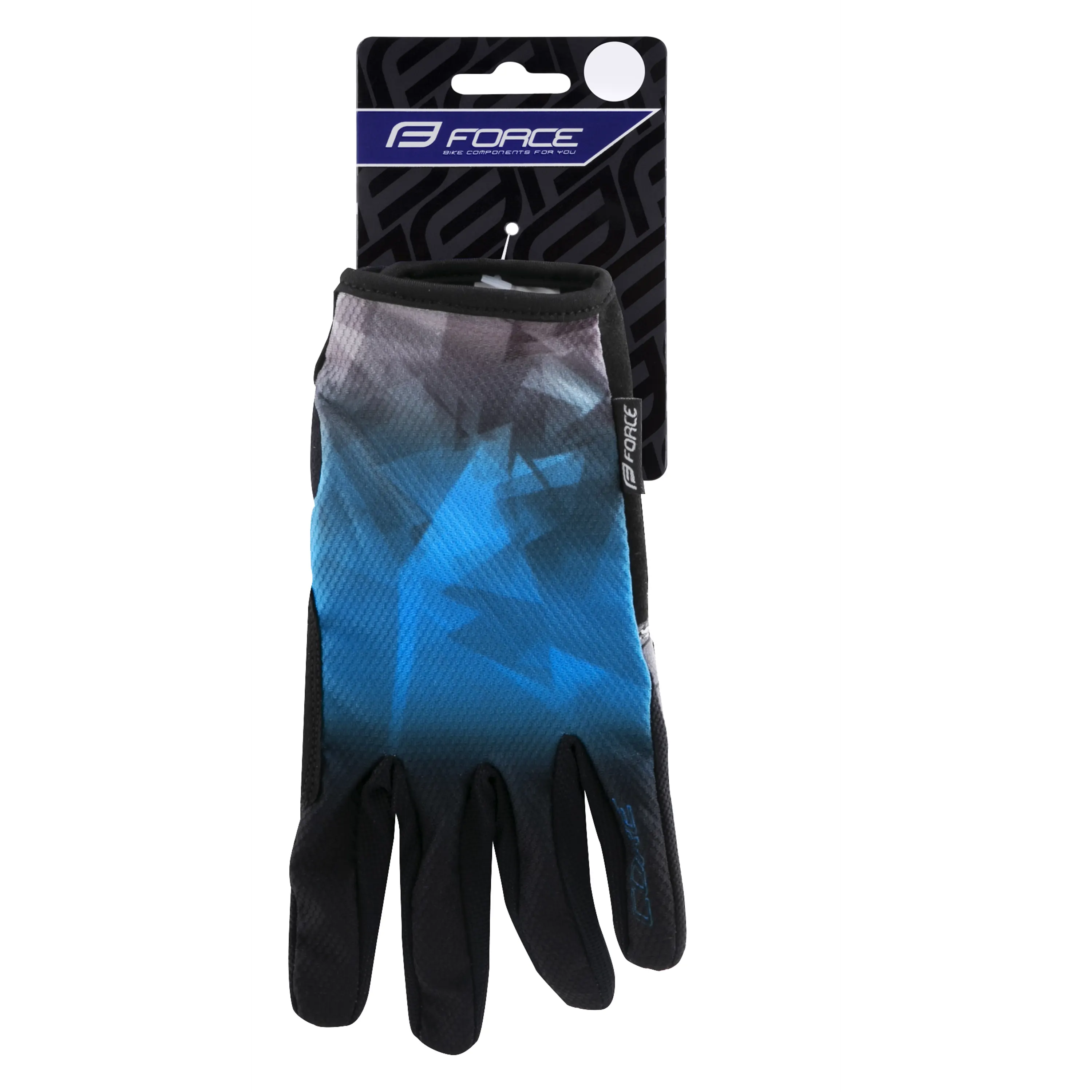 rukavice FORCE MTB CORE letní, modré L