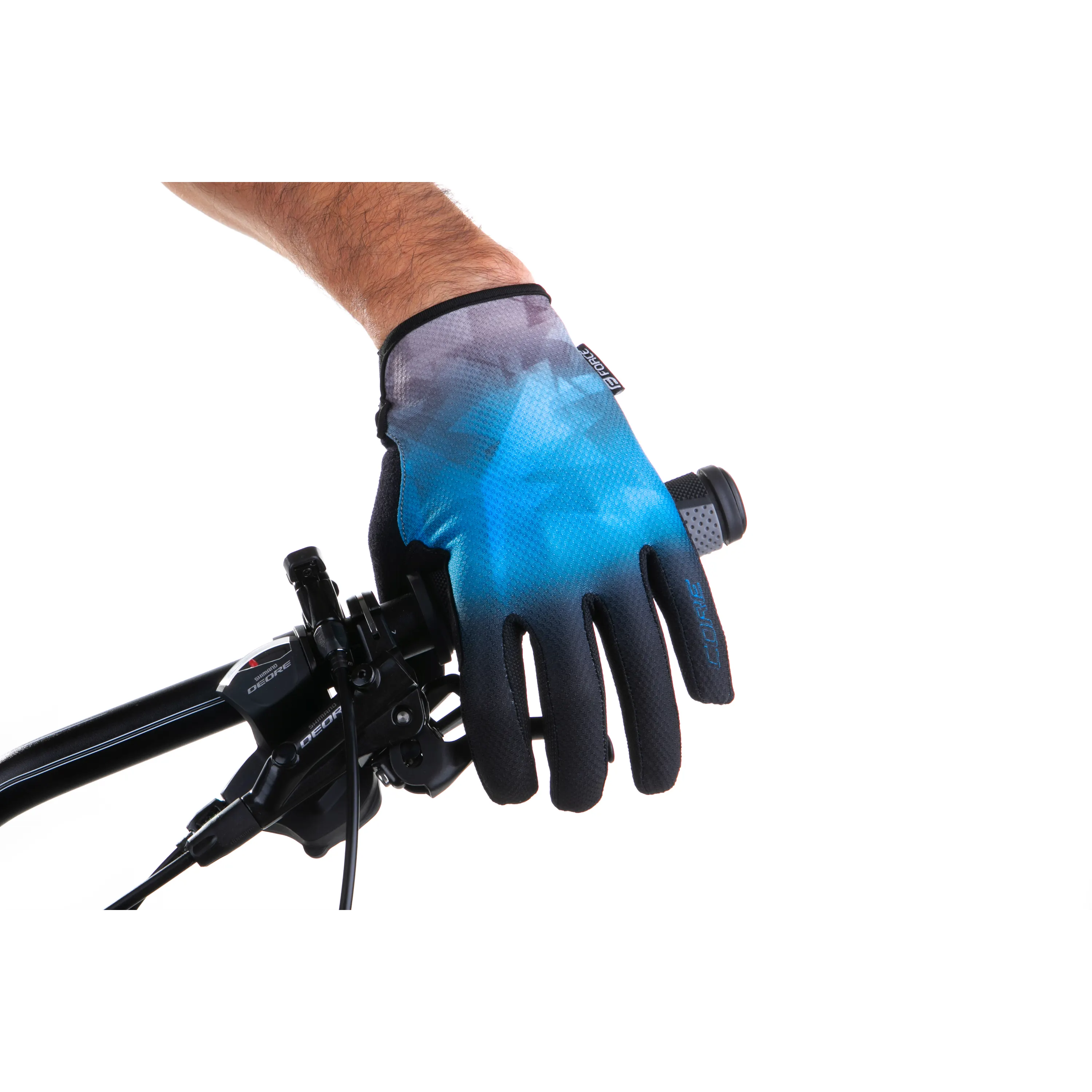 rukavice FORCE MTB CORE letní, modré L