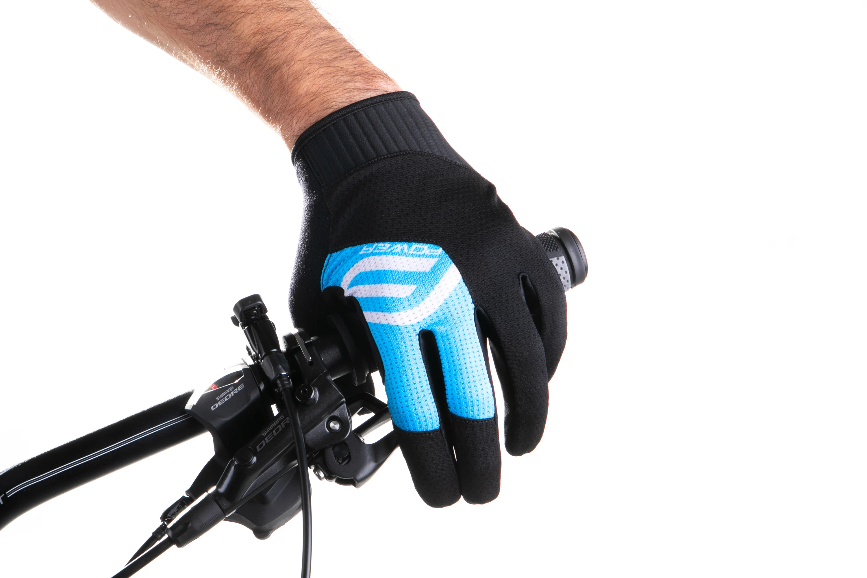 rukavice FORCE MTB POWER, černo-modré