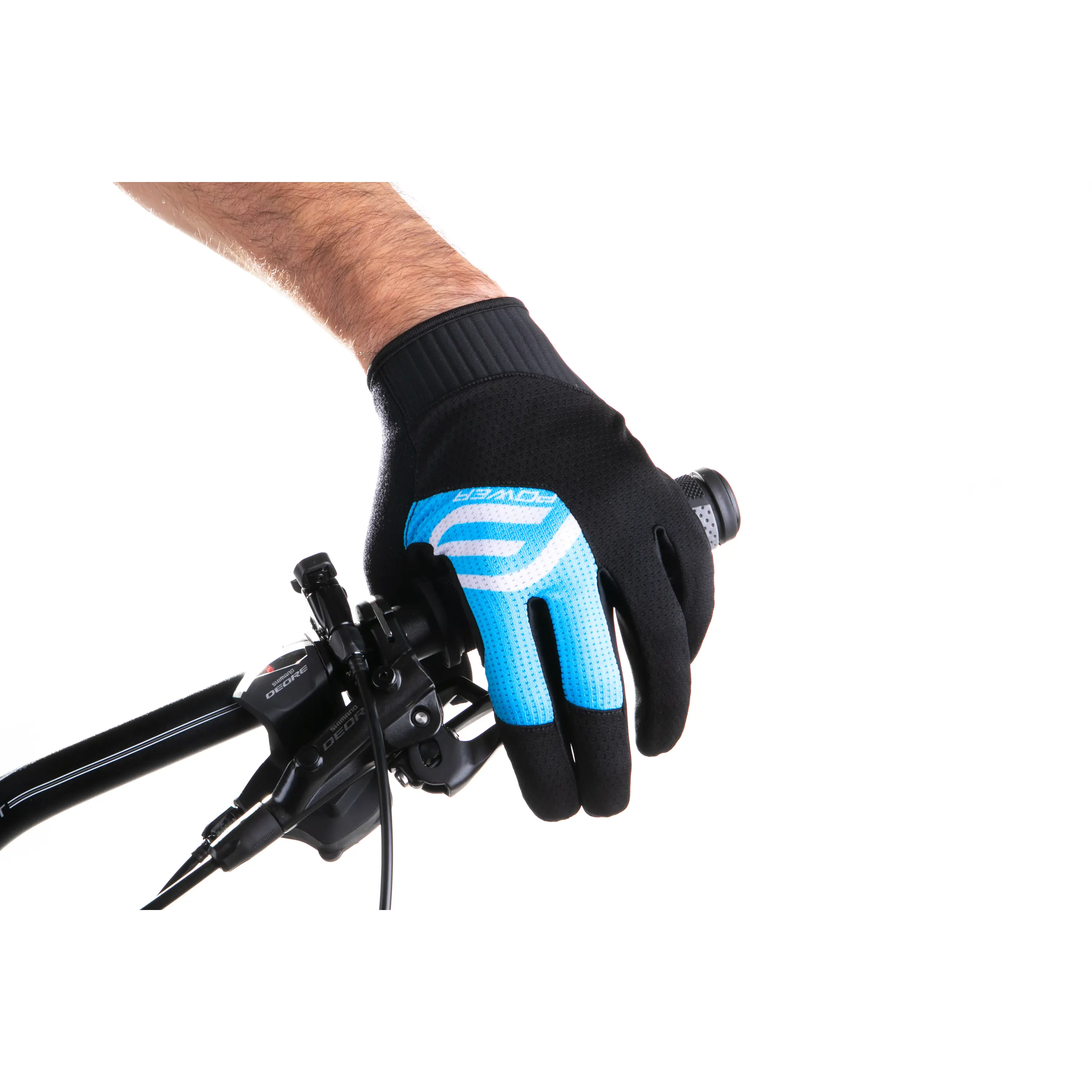 rukavice FORCE MTB POWER, černo-modré XL