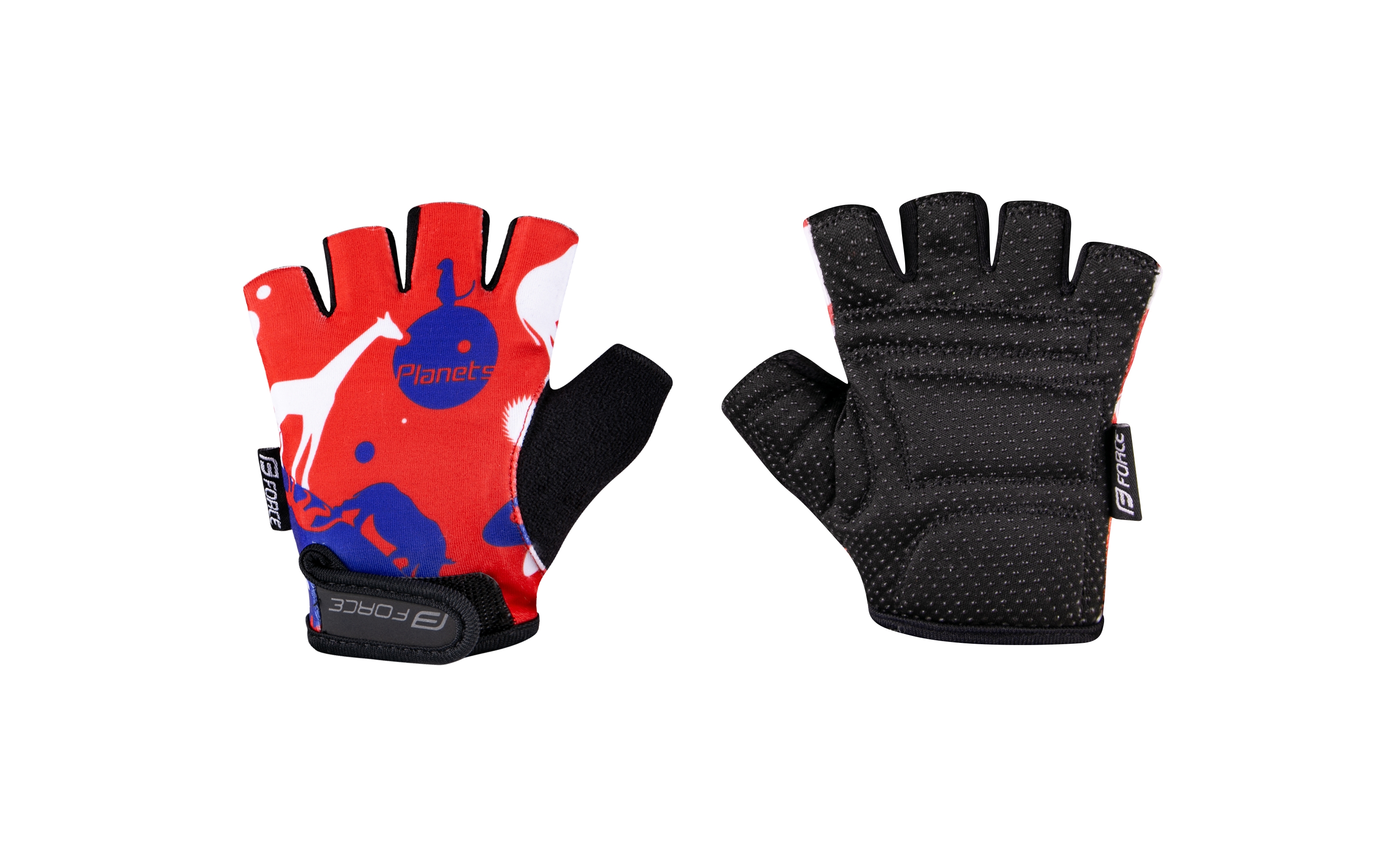 rukavice F PLANETS dětské, červeno-modré XL