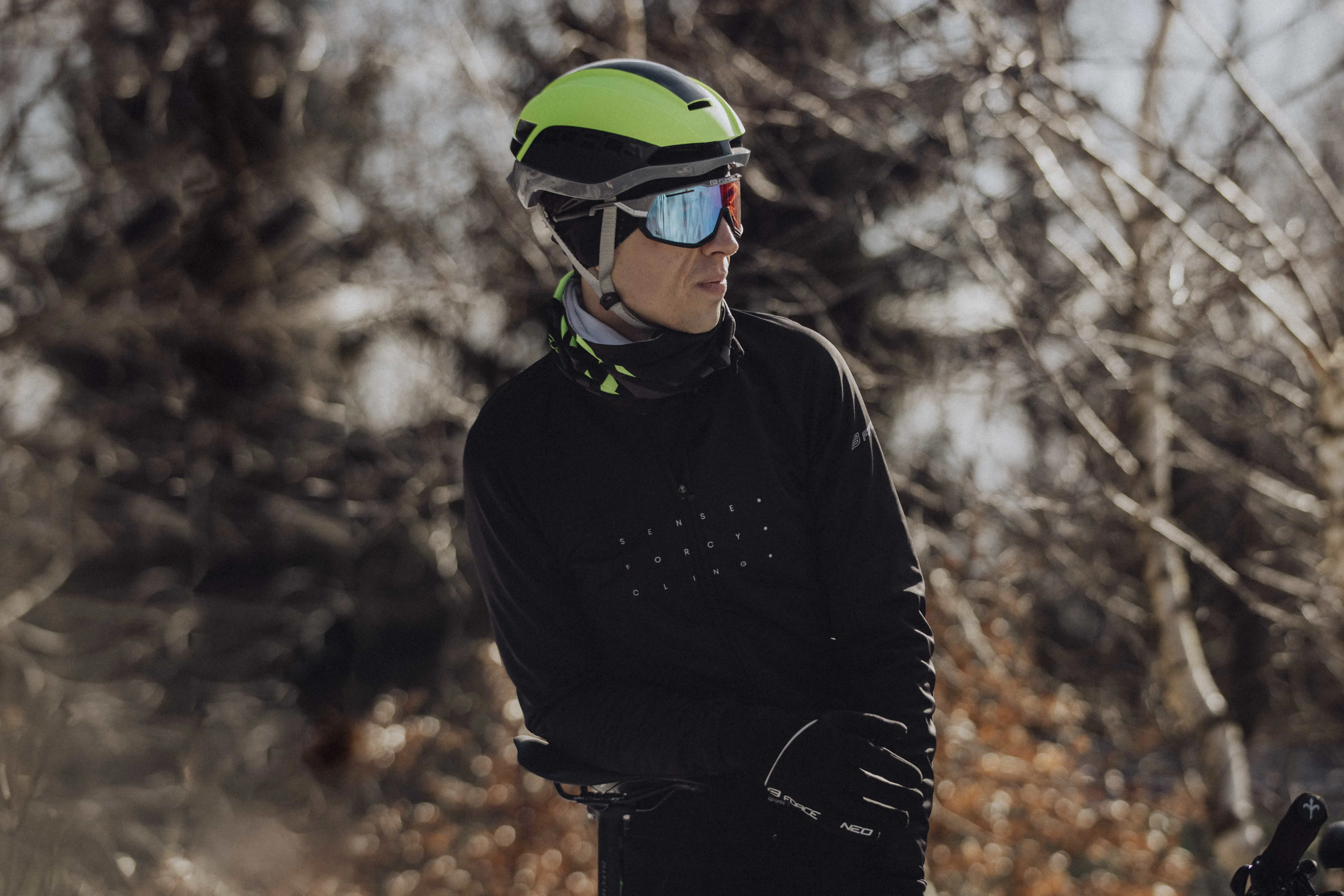 rukavice neoprén FORCE NEO, černé